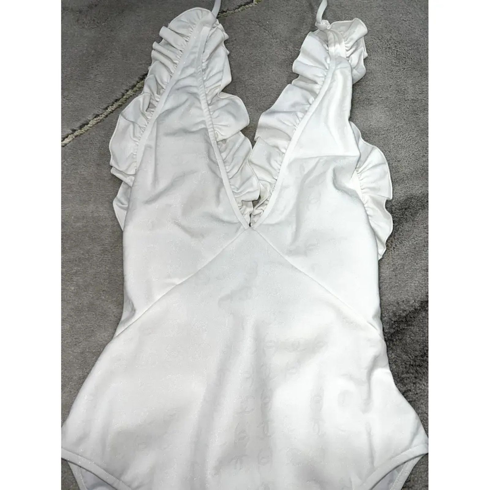 Chanel Chanel 23S Ruffle One Piece Swimsuit Runway Bathingsuit 42 Size M / US 6-8 / IT 42-44 - 3 Thumbnail