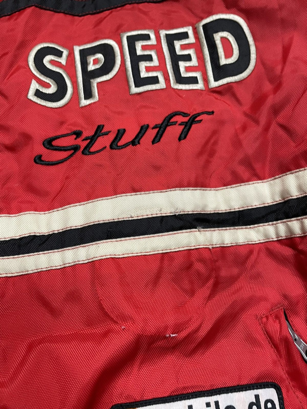 NASCAR Vtg Y2K High Speed Racing Bomber Jkt Archive Moto Size US XL / EU 56 / 4 - 5 Thumbnail
