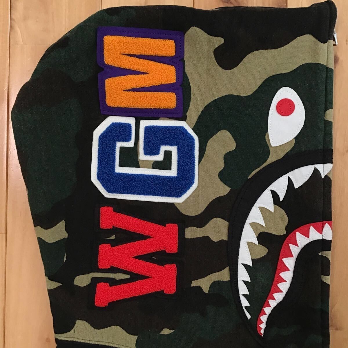 Bape × Nigo BAPE woodland camo Shark full zip hoodie a bathing ape NIGO Size US M / EU 48-50 / 2 - 4 Thumbnail