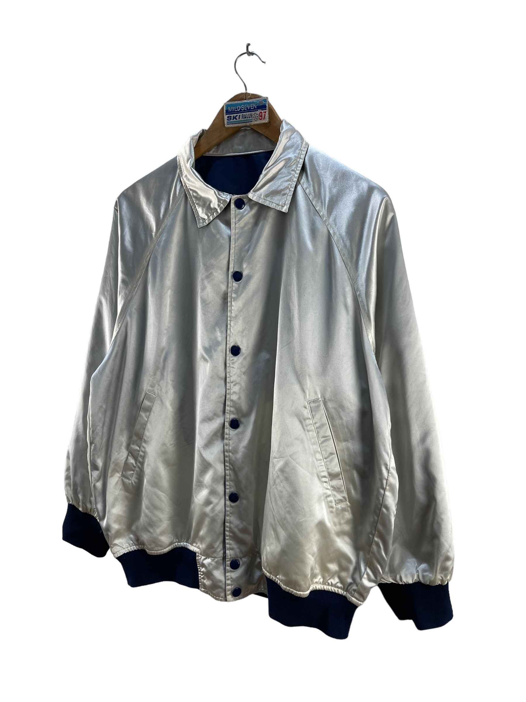 Japanese Brand Vintage Mild Seven Box Jacket Size US L / EU 52-54 / 3 - 7 Thumbnail