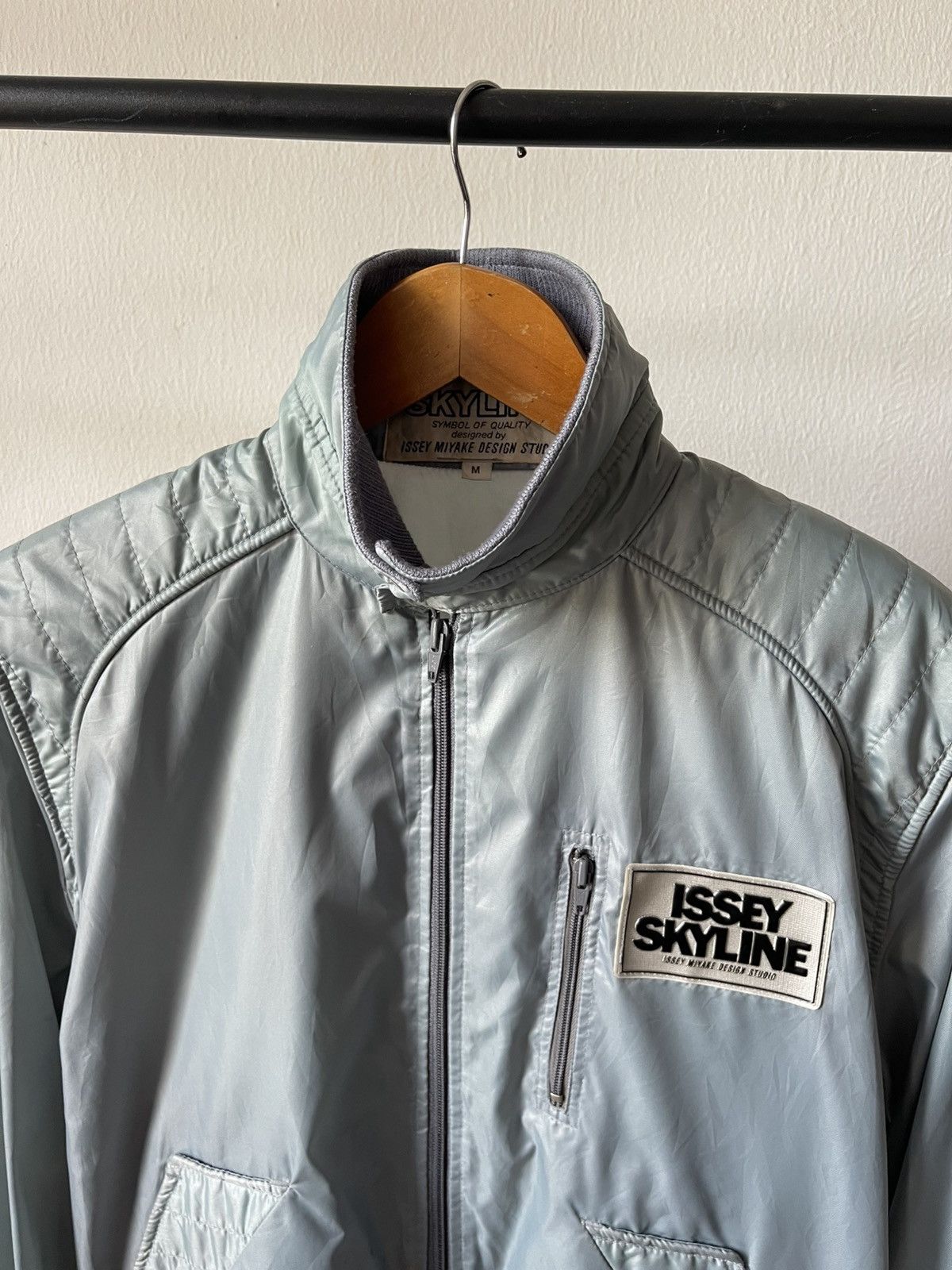 Issey Miyake 80s Issey Miyake Skyline Light Jacket Size US M / EU 48-50 / 2 - 6 Thumbnail