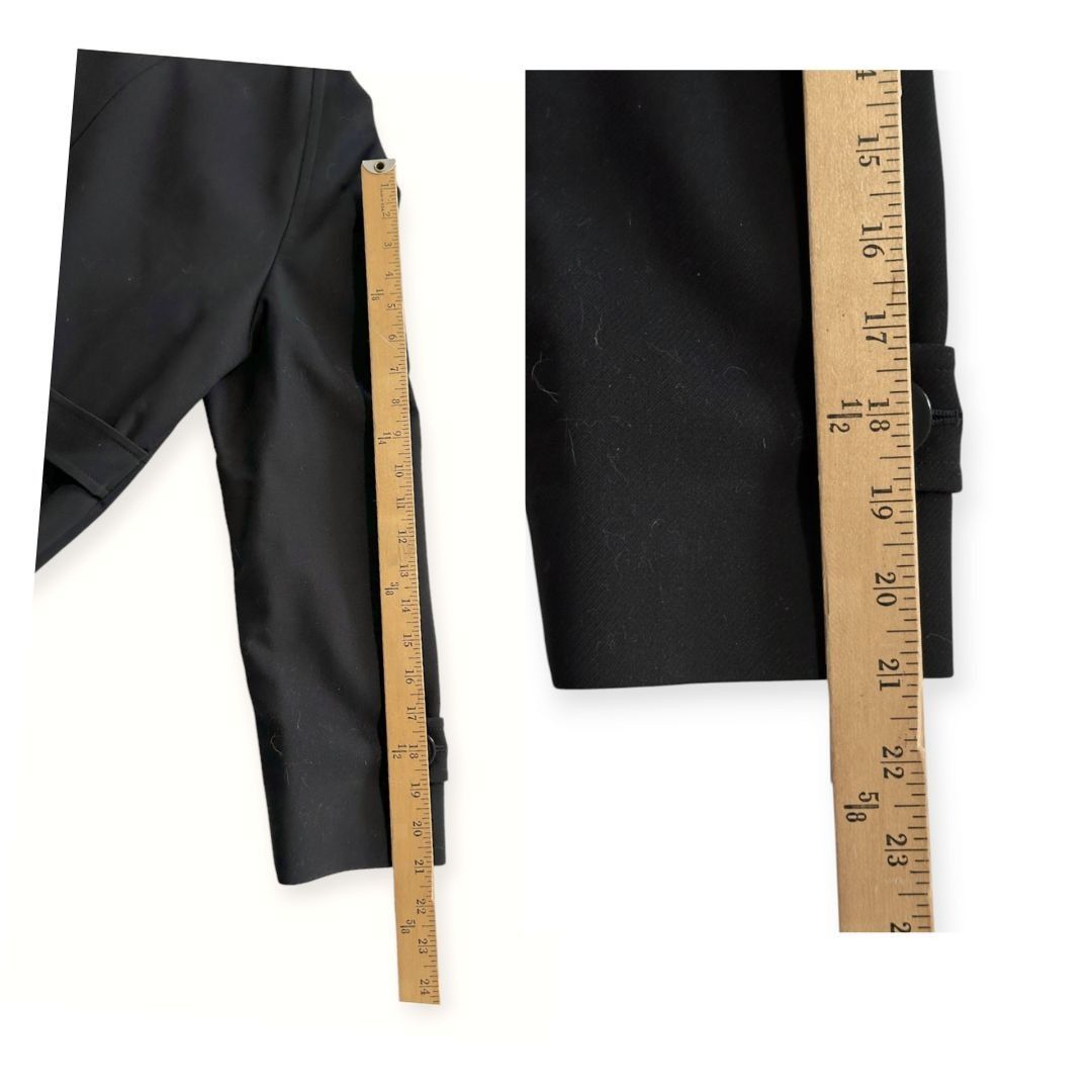 See by Chloe See by Chloe Black Cotton Pea Coat/Jacket, Size US10/Italy 4 Size L / US 10 / IT 46 - 16 Thumbnail