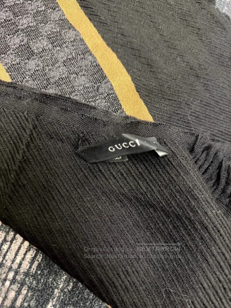 Gucci Guicci Classic Monogram Scarf Size ONE SIZE - 4 Thumbnail