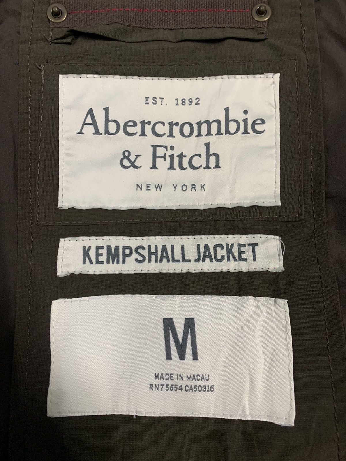 Abercrombie & Fitch Abercrombie & Fitch New York Puffer Hooded Kempshall Jacket Size US L / EU 52-54 / 3 - 16 Thumbnail