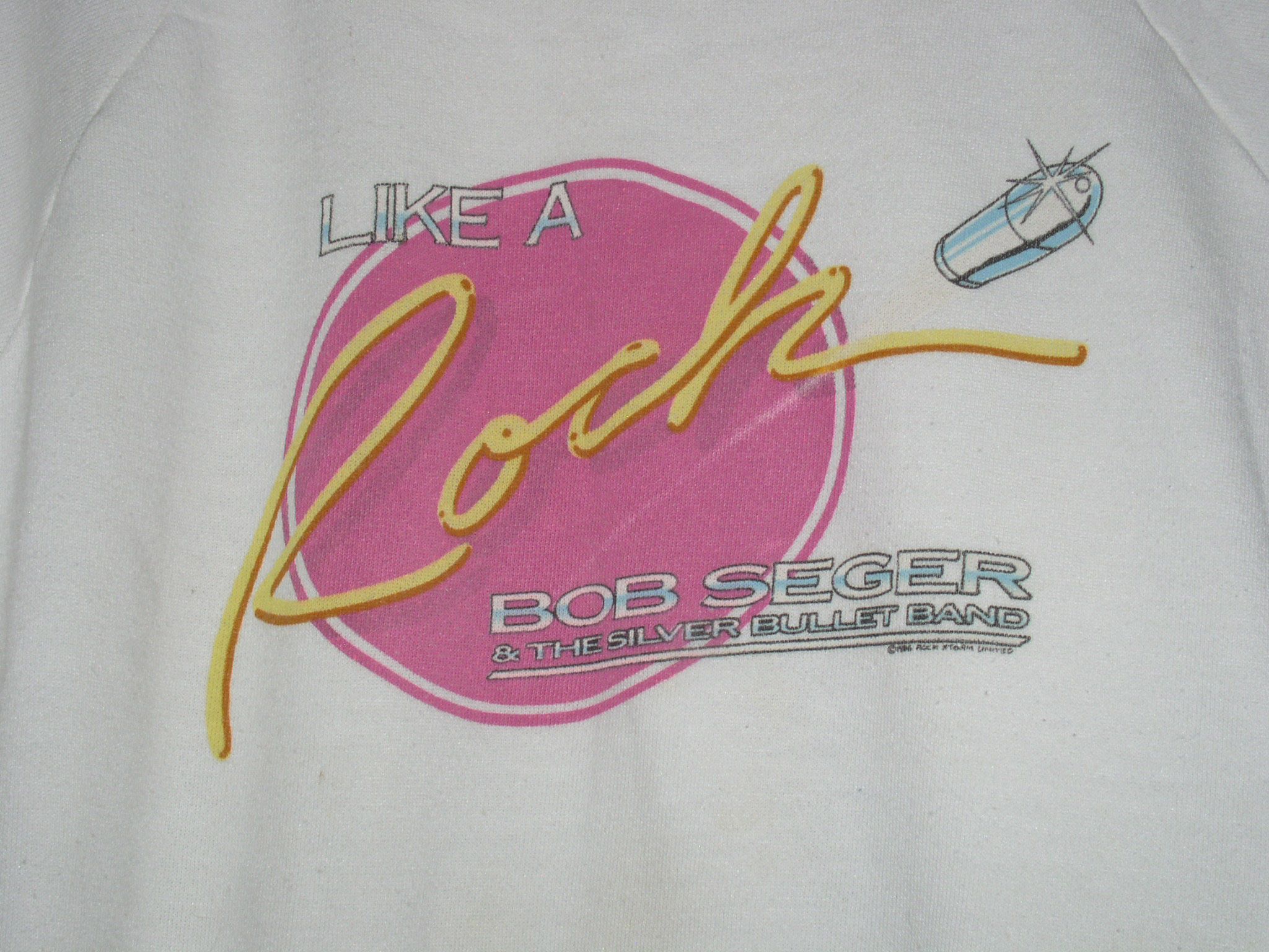 Signal Sport Bob Seger Concert Tour Sweatshirt Vintage 1986 Like A Rock Size US L / EU 52-54 / 3 - 2 Thumbnail