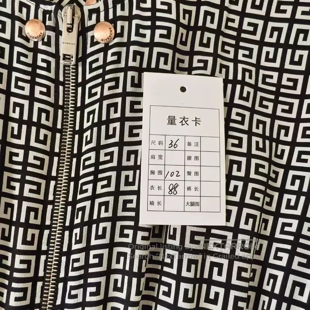 Givenchy Givenchy Logo Zip Mini A-Line Dress. Size US 36 / EU 52 - 5 Thumbnail