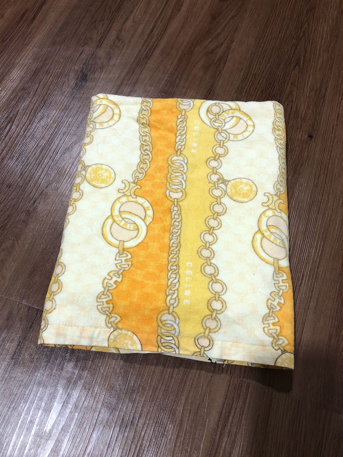 Vintage Celine Paris Fullprint Towel