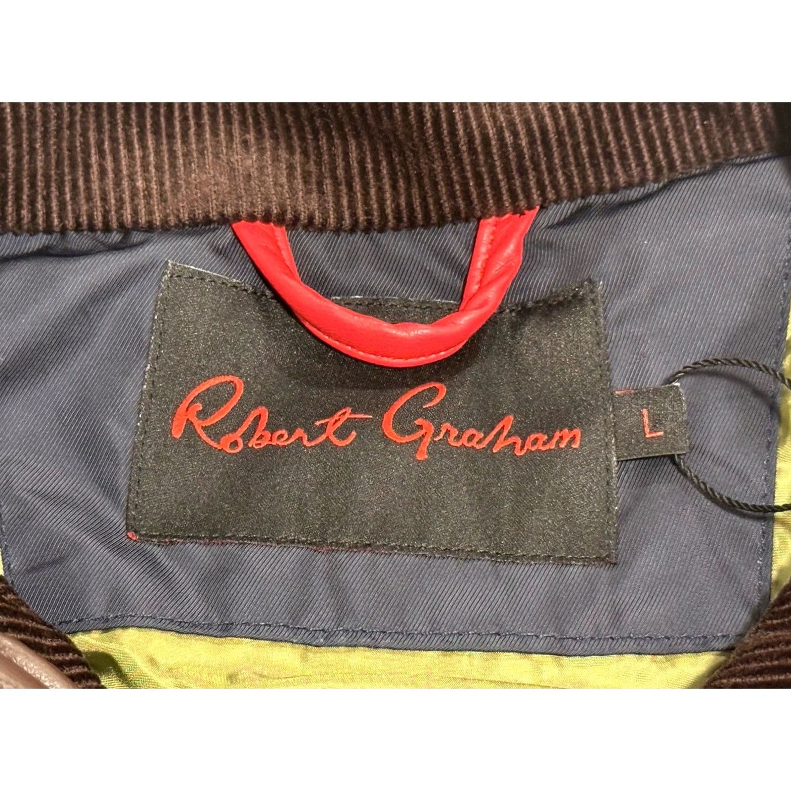Robert Graham VINTAGE? No. Robert Graham Quilted Field Jacket Navy Blue L Water Repellent NWT Size US L / EU 52-54 / 3 - 7 Thumbnail