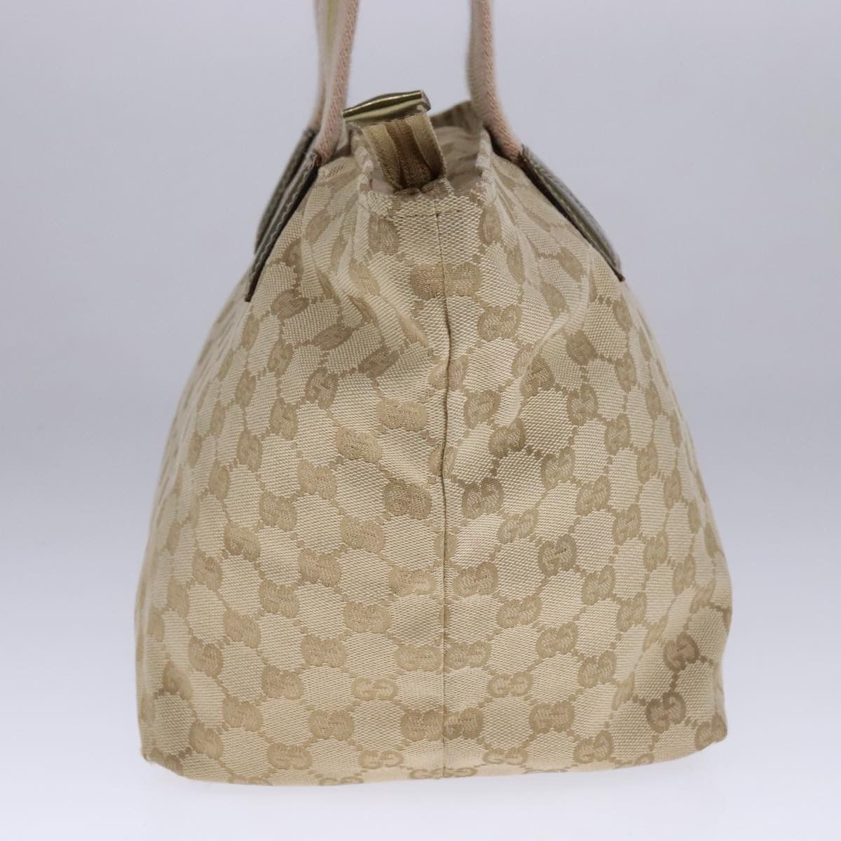 Gucci GUCCI GG Canvas Sherry Line Tote Bag Beige Gold Pink Size ONE SIZE - 4 Thumbnail