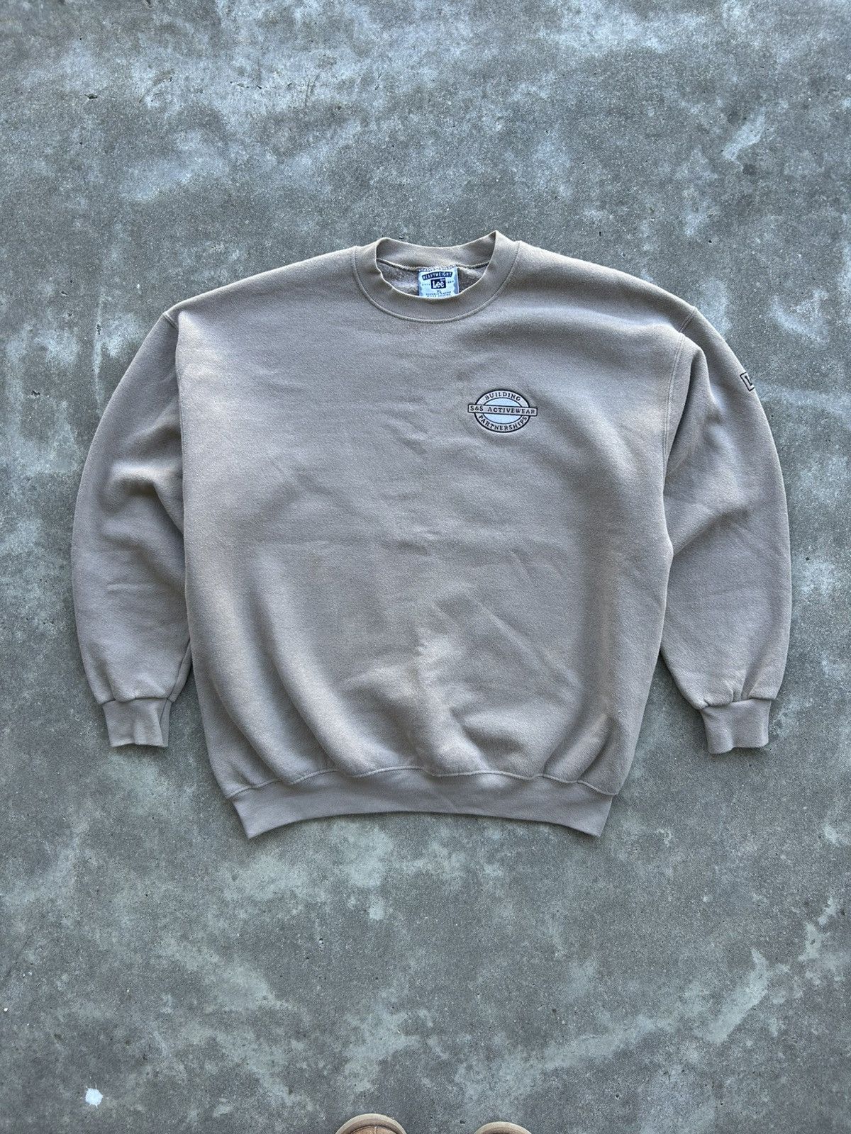 Lee × Vintage Vintage Lee Heavyweight Branded Crewneck Size US XL / EU 56 / 4 - 1 Thumbnail