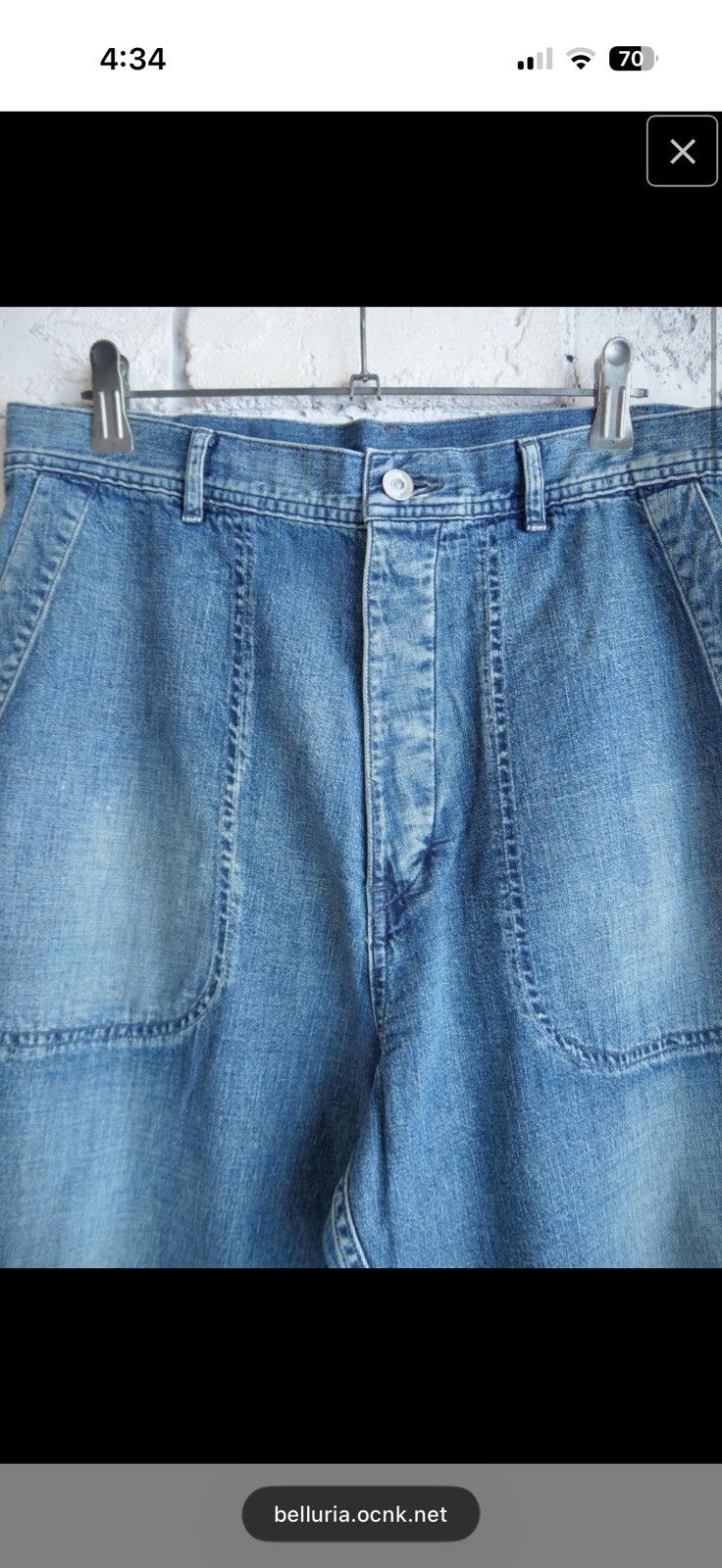 MAATEE & SONS MAATEE&SONS US NAVY DENIM PANTS MT4303-0217A） Size US 32 / EU 48 - 2 Thumbnail