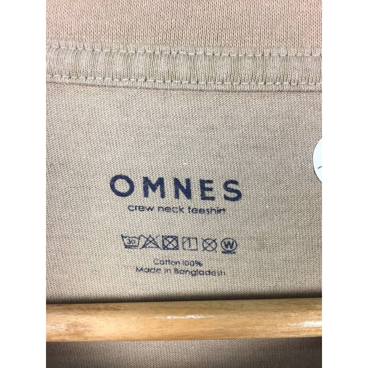 Vintage Omnes Plain Blank Casual Essentials Crew Neck Tee Size US XL / EU 56 / 4 - 7 Thumbnail