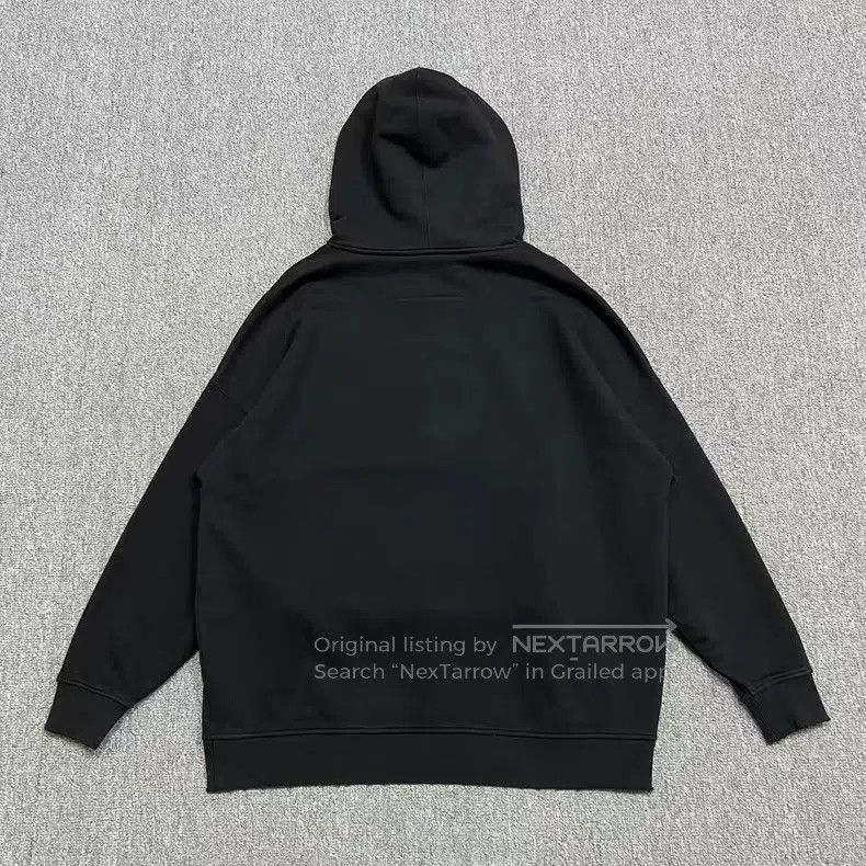 Fendi Fendi Black Slogan Logo Big Pocket Hoodie Size M / US 6-8 / IT 42-44 - 2 Thumbnail
