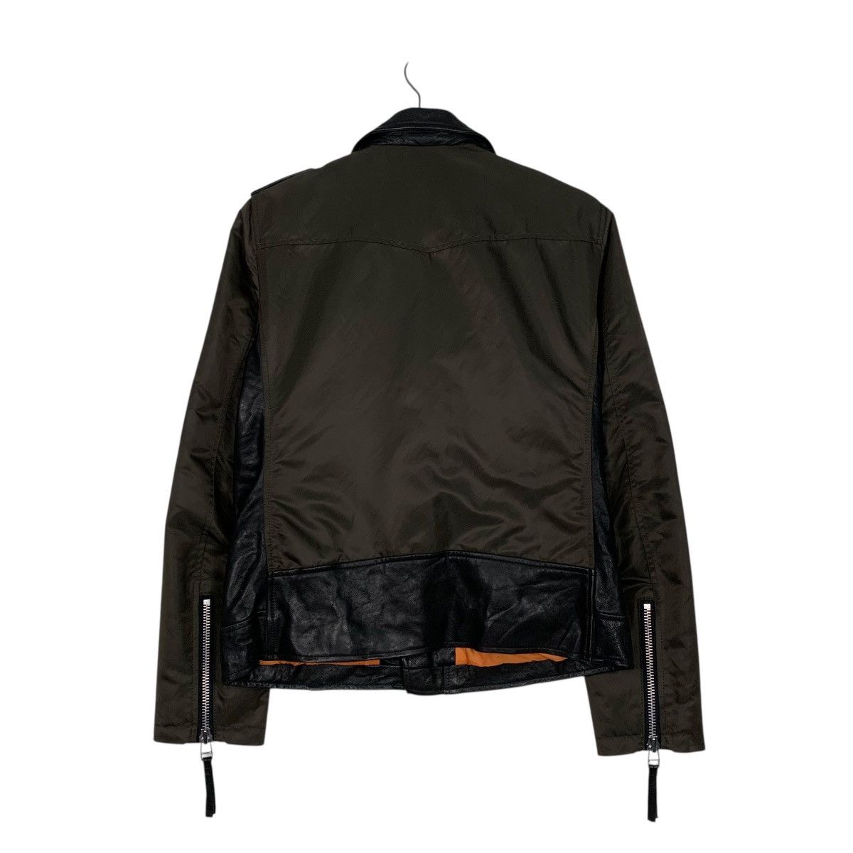 Japanese Brand Realized Works Double Colar Motorcycle Leather Jacket Size US S / EU 44-46 / 1 - 7 Thumbnail