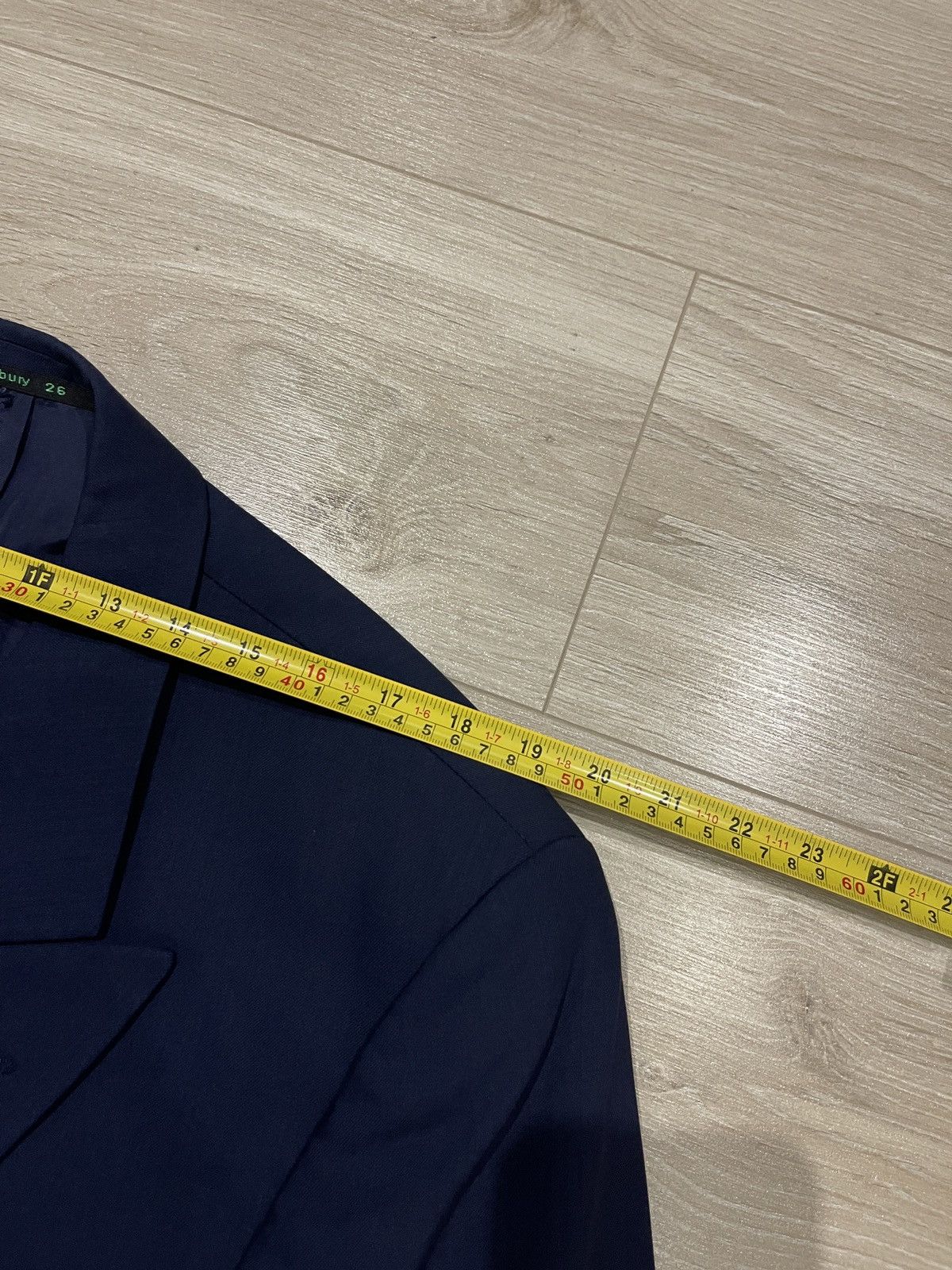 C&A Vintage double-breasted blazer classic jacket dark blue c&a Size 44R - 11 Thumbnail