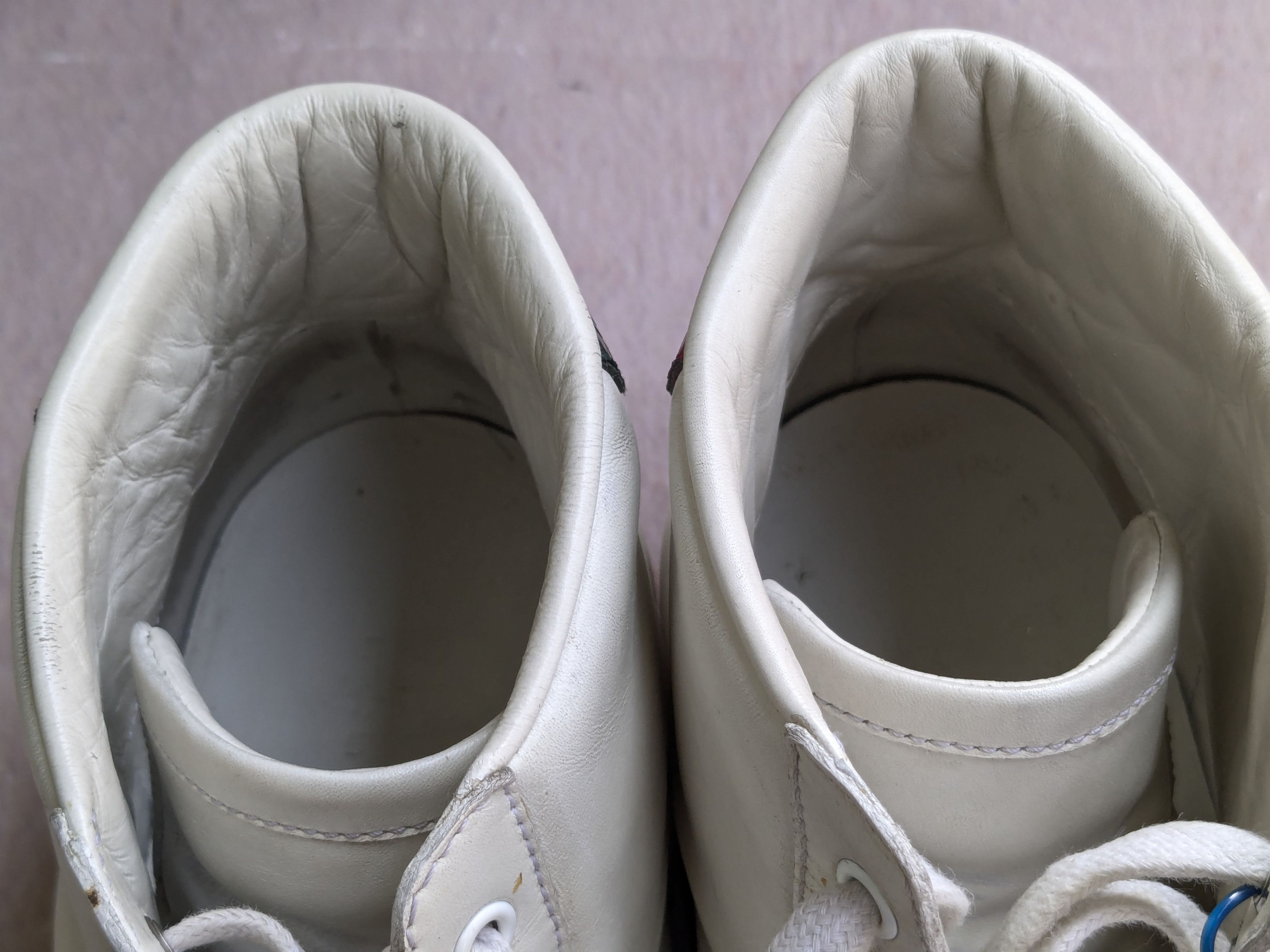 Gucci Gucci Ace Sneakers White Leather High Tops 8.5 Dionysus Size US 8.5 / EU 41-42 - 5 Thumbnail