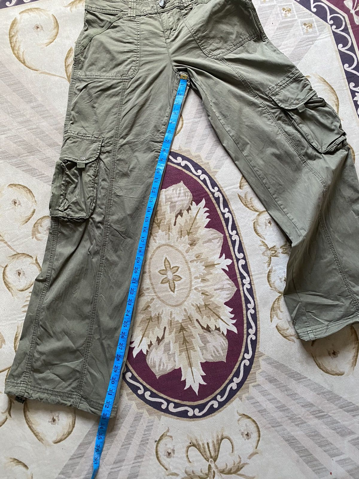 Japanese Brand Vintage Japanese Brand Garage Baggy Cargo Pant Size US 30 / EU 46 - 13 Thumbnail
