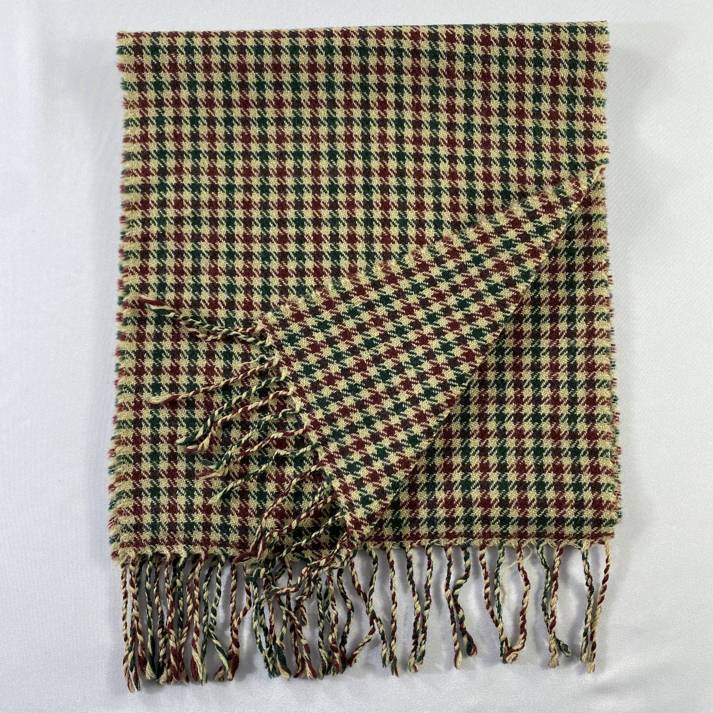 United Colors Of Benetton United Colors Of Benetton Houndstooth Scarf Muffler Size ONE SIZE - 4 Thumbnail