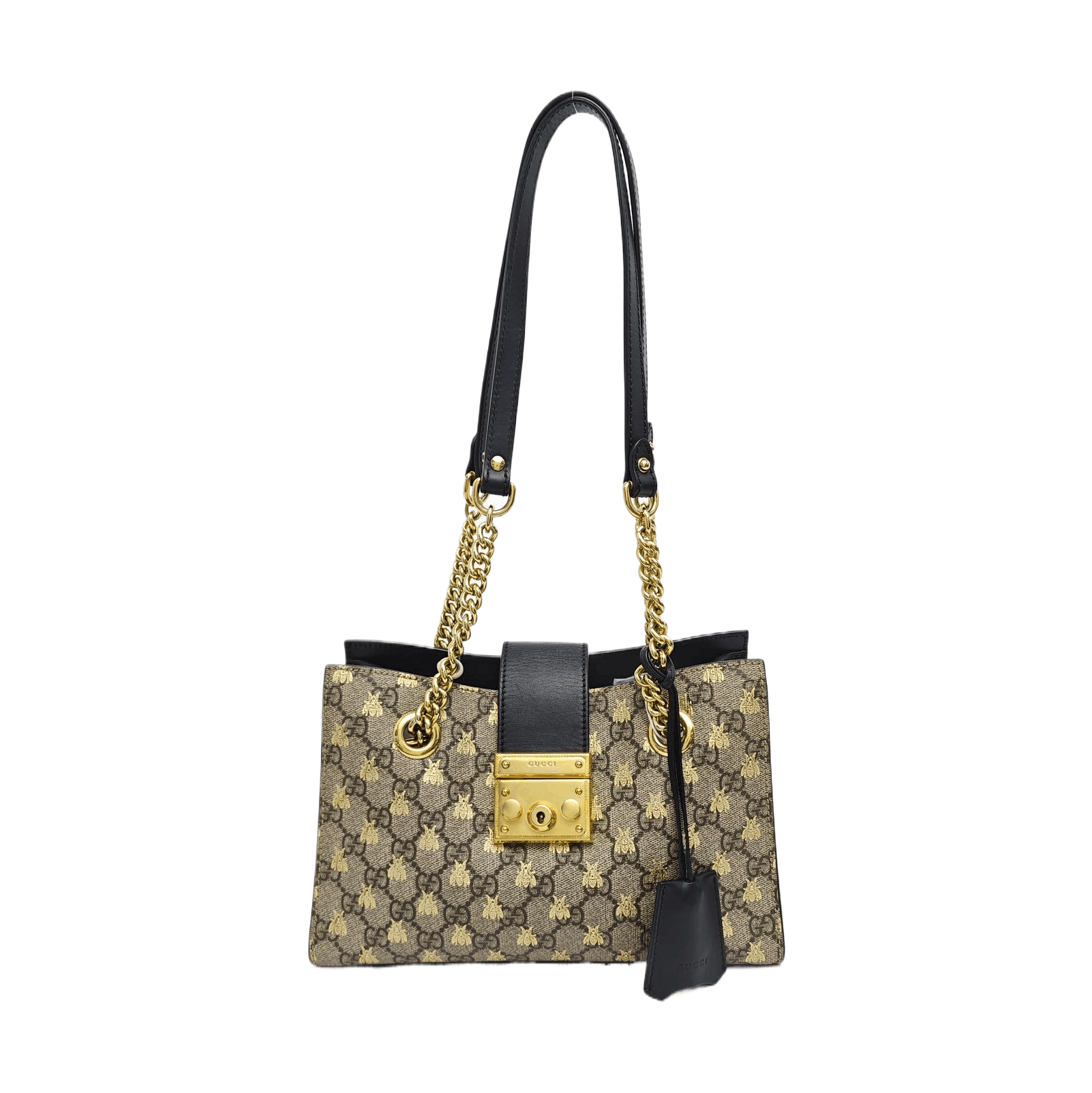 Gucci Gucci Padlock Bee Print Small Shoulder Bag Size ONE SIZE - 1 Thumbnail