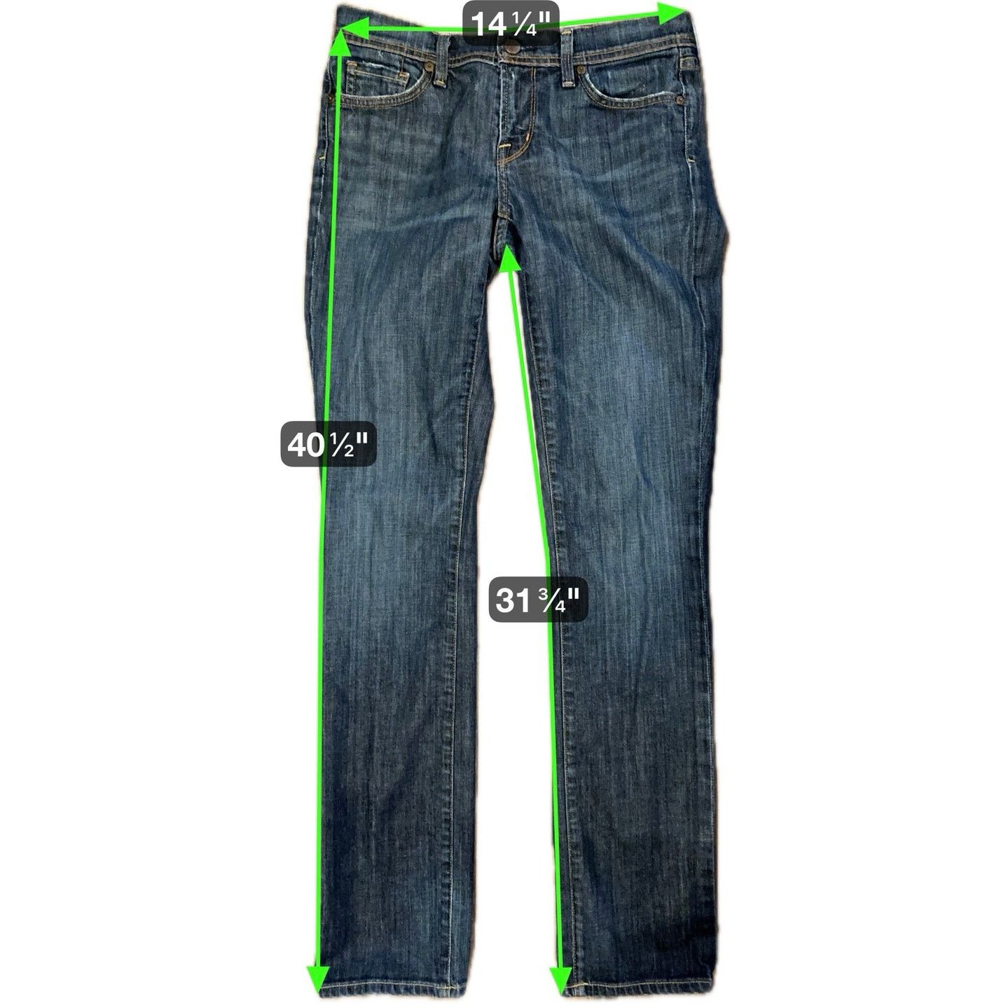 Citizens Of Humanity Citizens of Humanity Ava Low Waist Stretch Straight Leg 28" Size 28" / US 6 / IT 42 - 8 Thumbnail