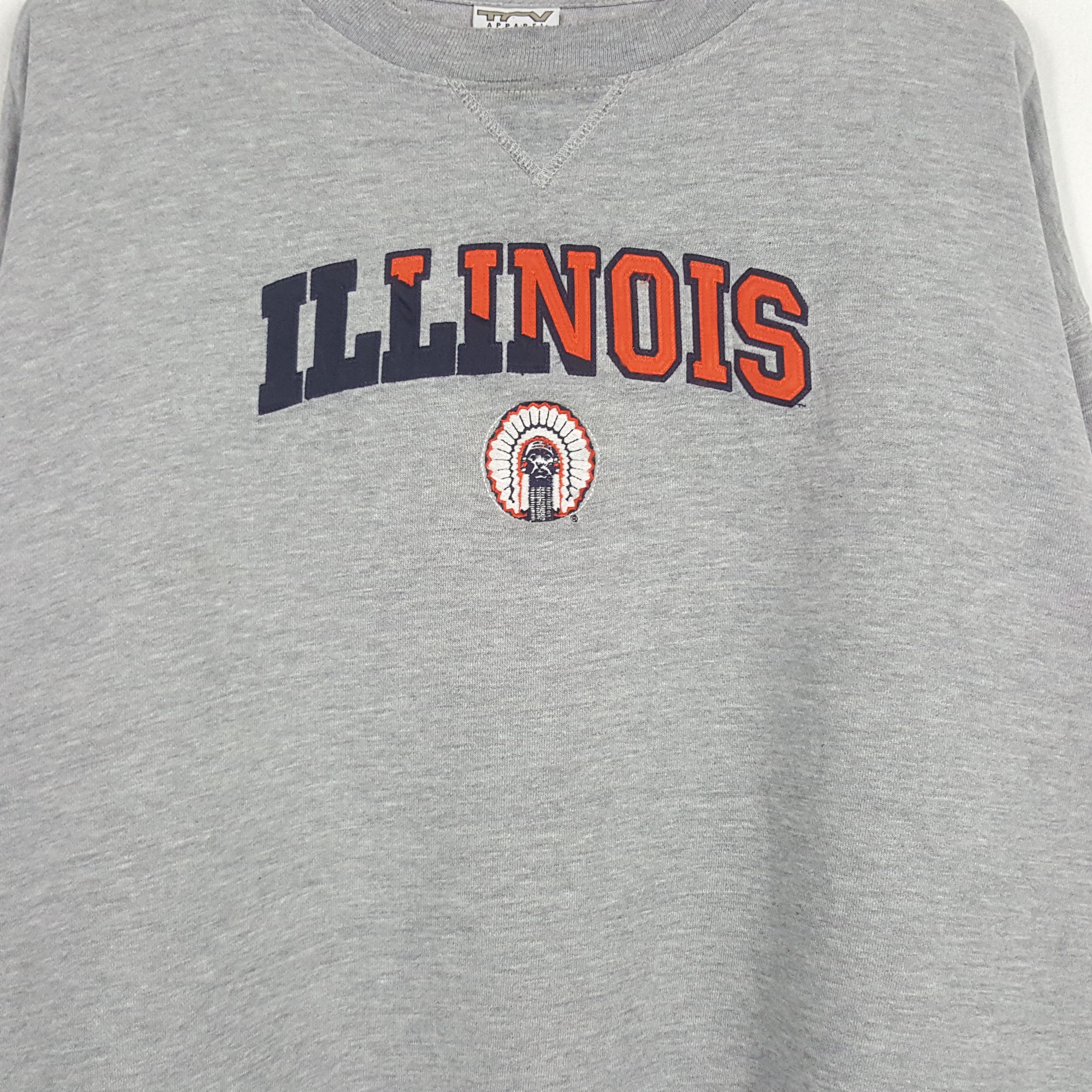Vintage Vintage Illinois American University Sweatshirt Size US XXL / EU 58 / 5 - 2 Thumbnail