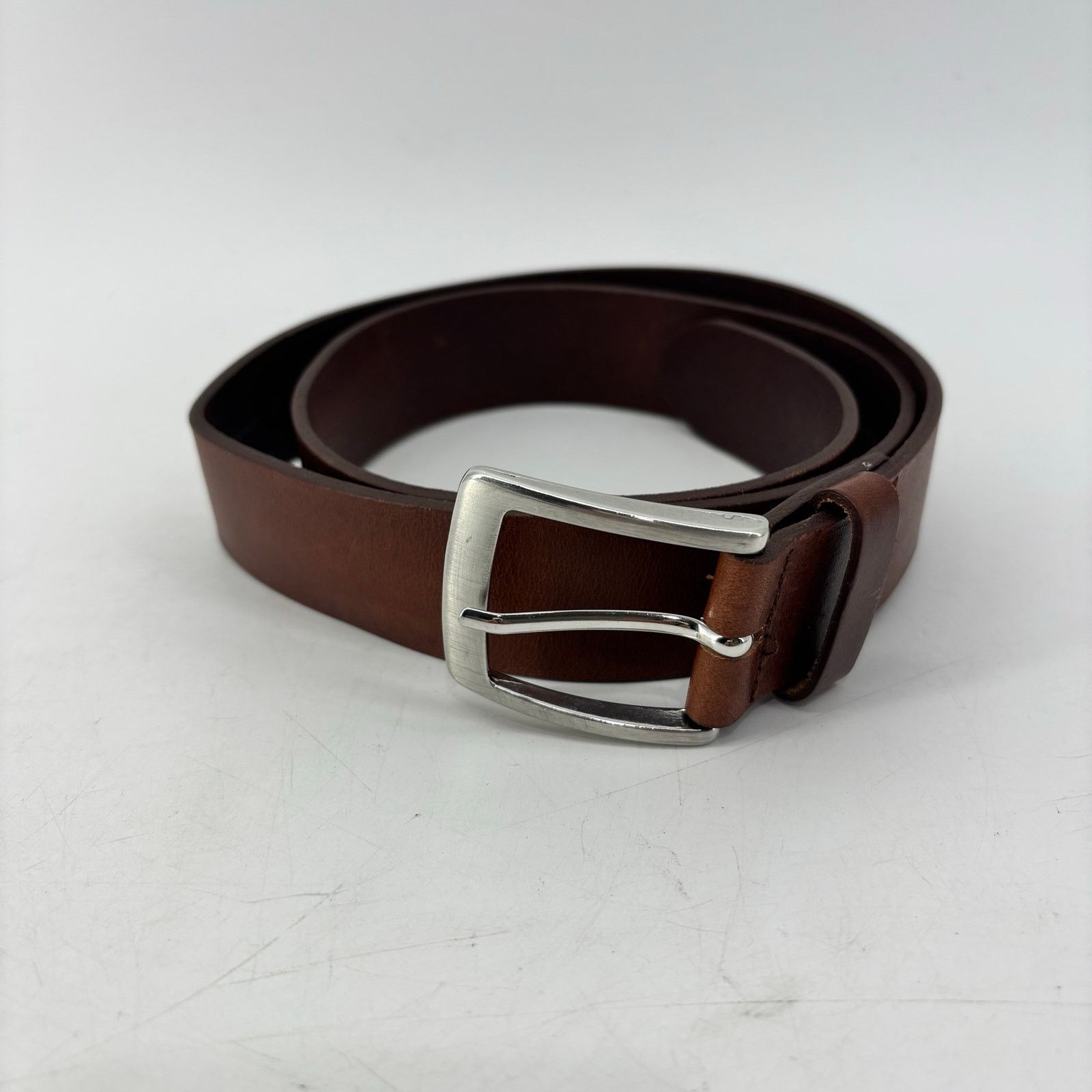 H&M H&M Brown Size Small Leather Belt Unisex Women Men Casual Size 32 - 3 Thumbnail