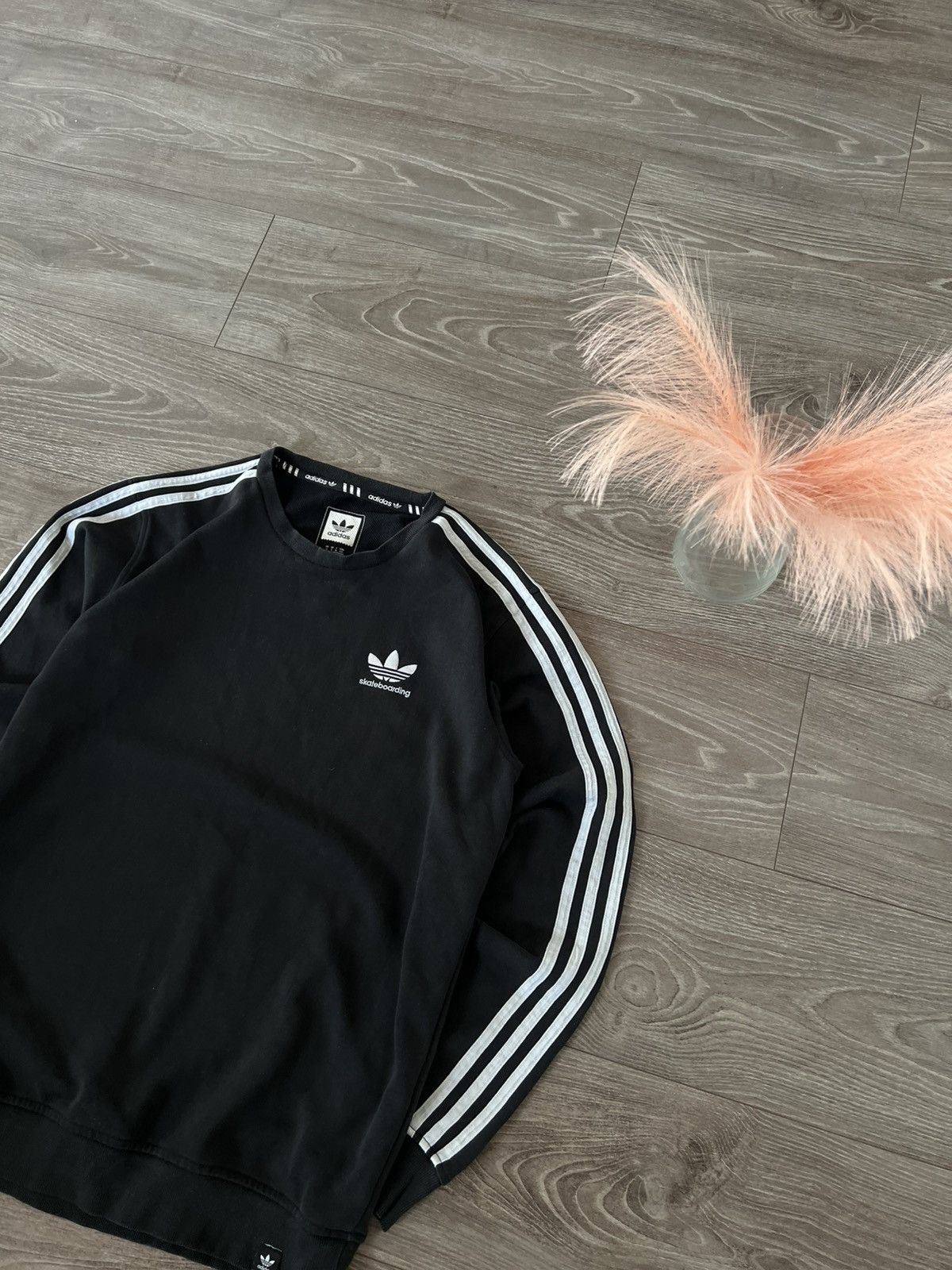 Adidas × Designer ‼️Vintage Adidas Skateboarding Knit Logo 3St Sweatshirt‼️ Size US S / EU 44-46 / 1 - 9 Thumbnail