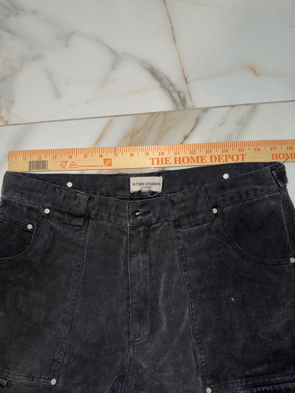K-Two Studios K-two flared denim zipper cargo Size US 34 / EU 50 - 6 Thumbnail