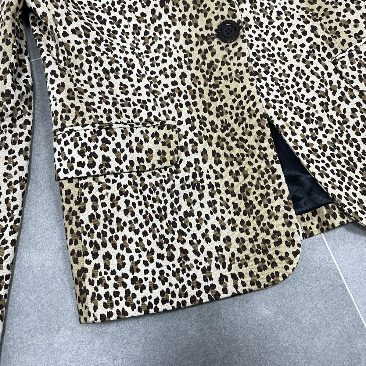 Moschino Moschino Jeans Leopard Print Women Blazer Size S Size S / US 4 / IT 40 - 7 Thumbnail