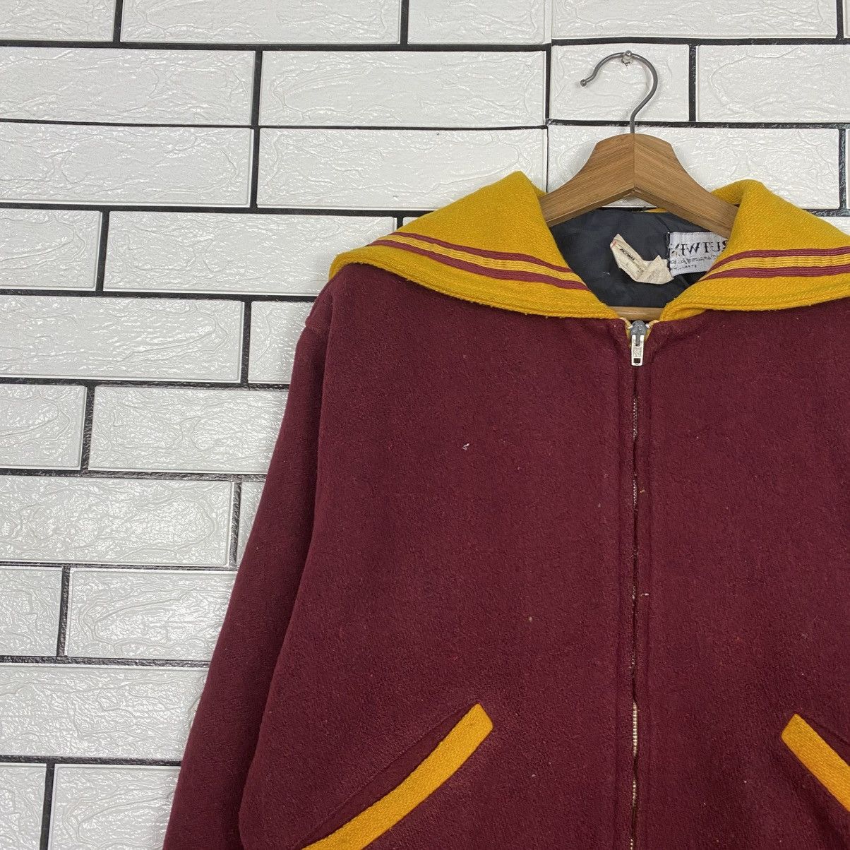 Vintage Vintage Wool Bomber Jacket Butwins St Paul Big Logo Size US M / EU 48-50 / 2 - 8 Thumbnail