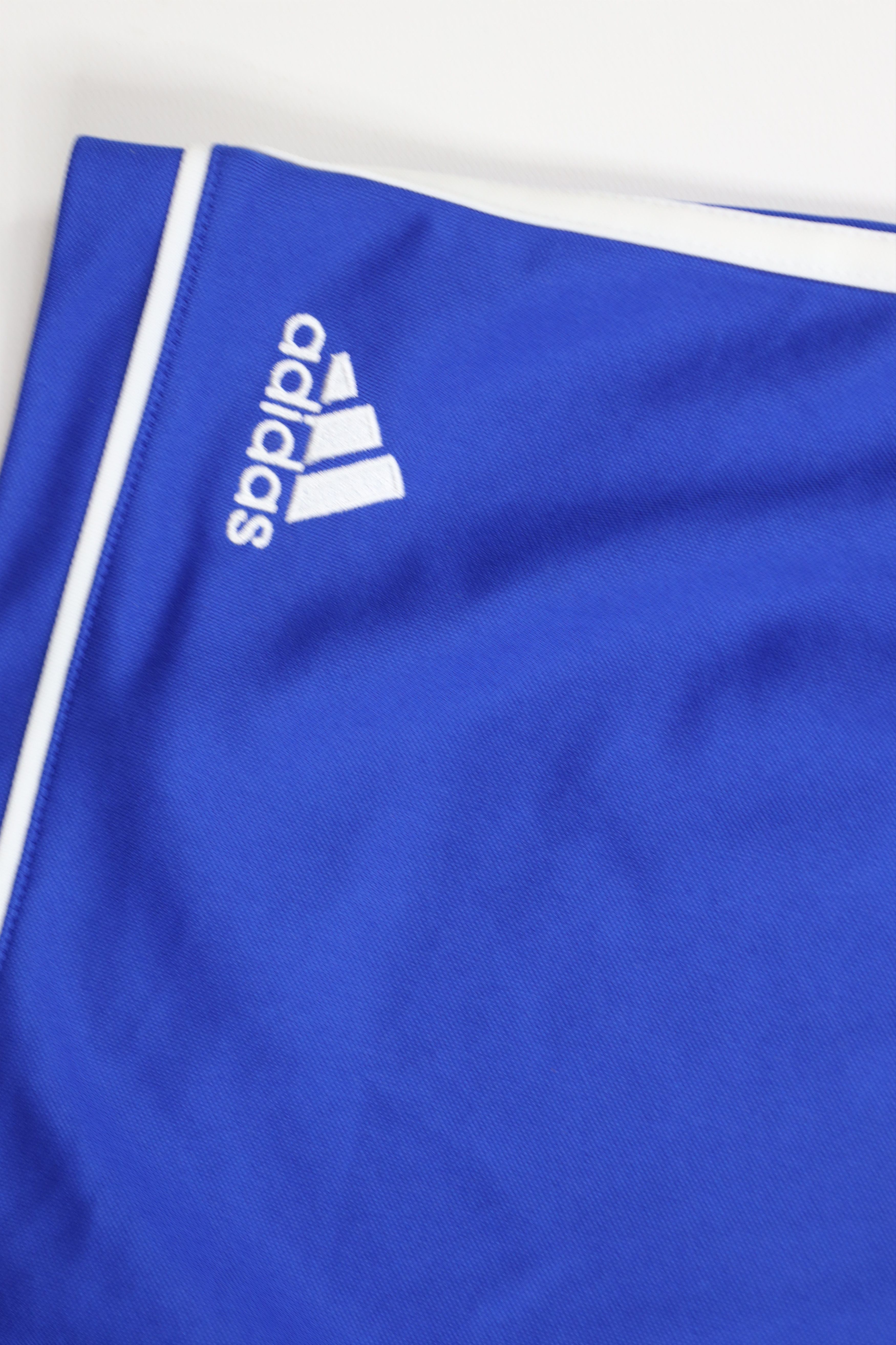 Adidas × Vintage Vintage Adidas Striped Running Jogging Soccer Shorts Blue Size 34" / US 12 / IT 48 - 13 Thumbnail