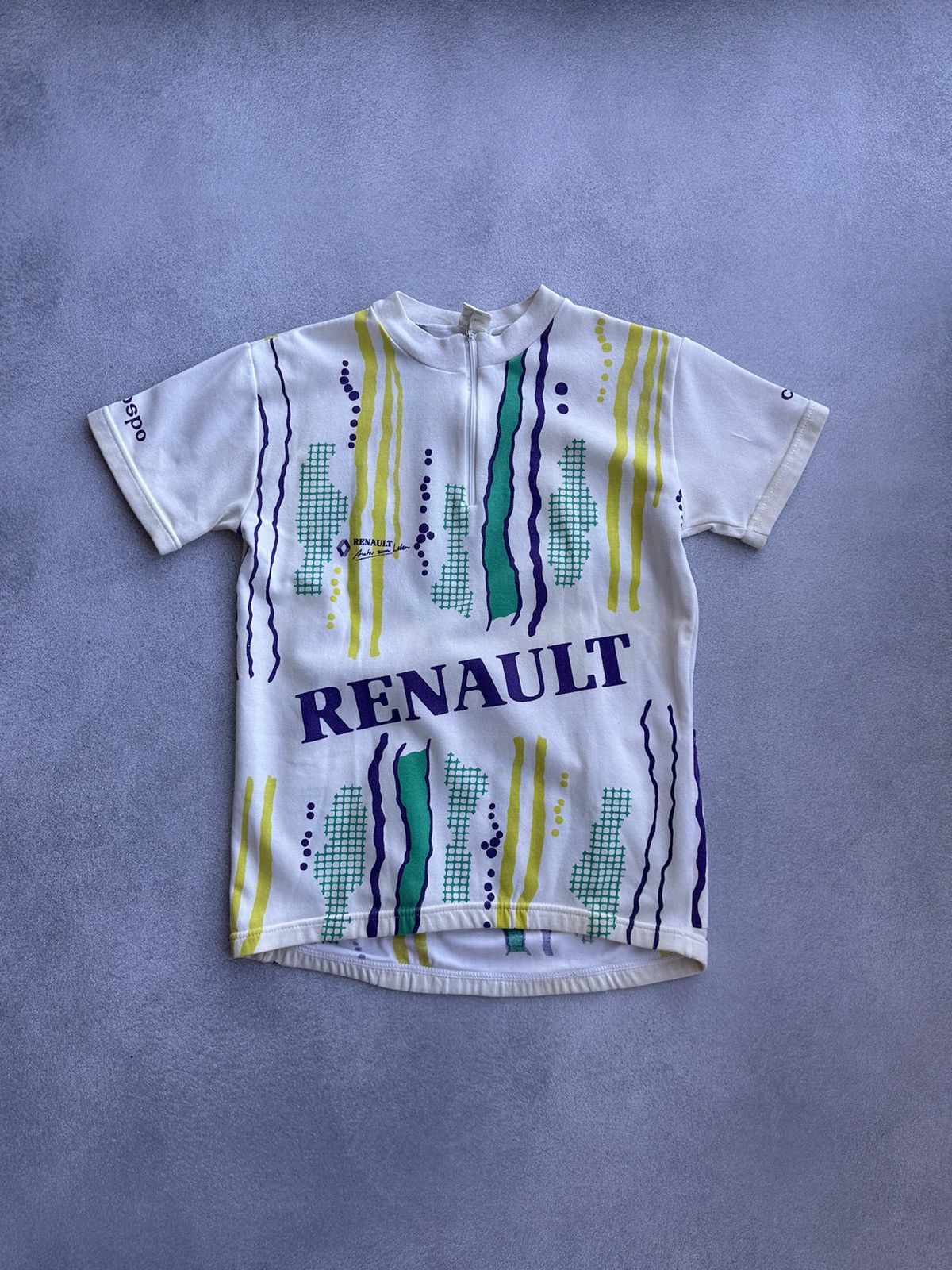 Vintage Vintage RENAULT Cospo 1980s Rare Cycling Jersey Size US M / EU 48-50 / 2 - 1 Thumbnail