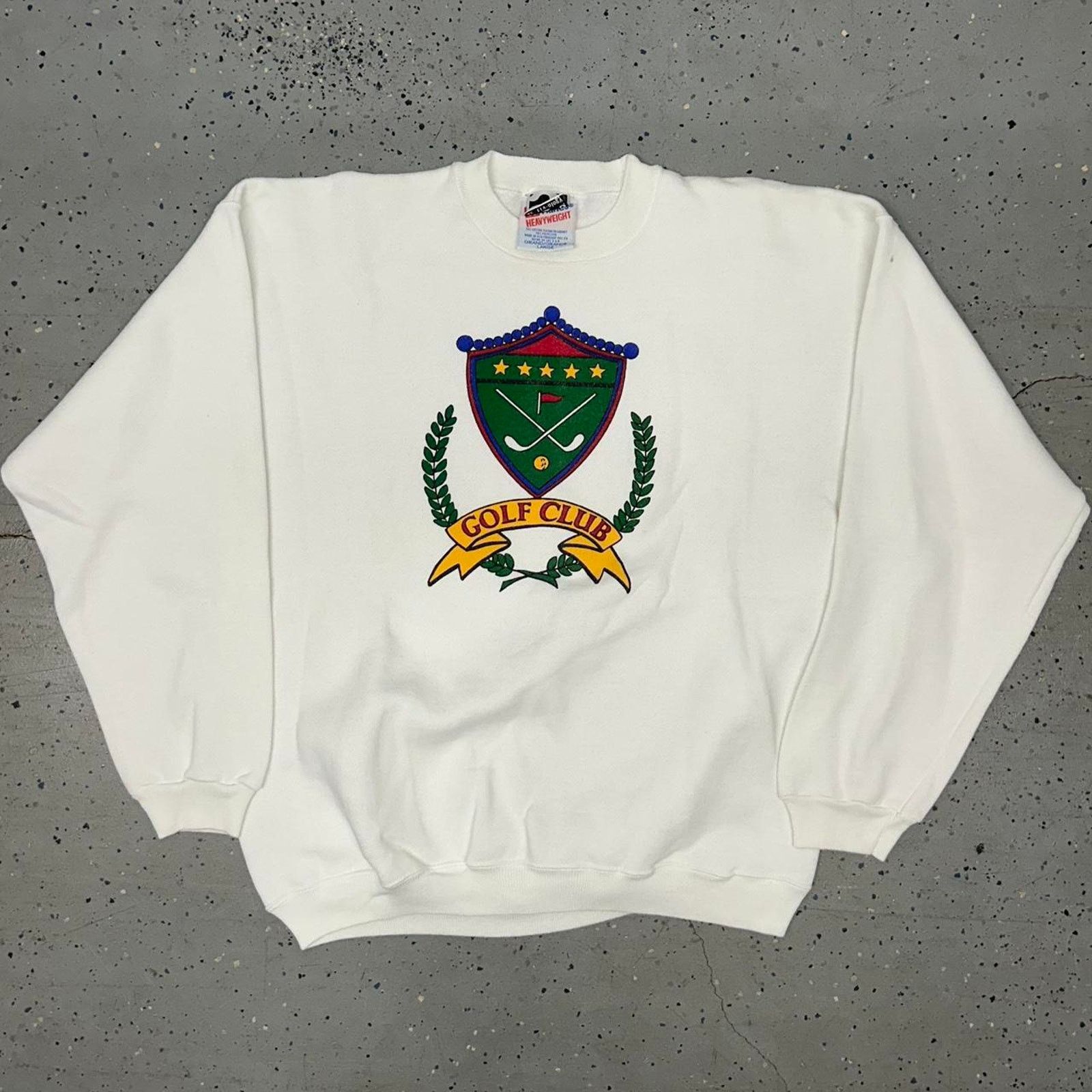 Hanes Vintage 90s golf club graphic sweatshirt Size US L / EU 52-54 / 3 - 1 Thumbnail