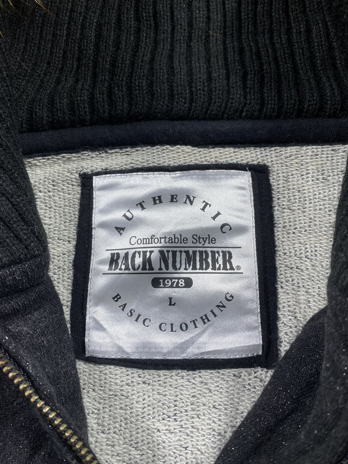 Hysteric Glamour Japanese Black Number Authentic Zip Fur Hoodie ifsix style Size US L / EU 52-54 / 3 - 7 Thumbnail