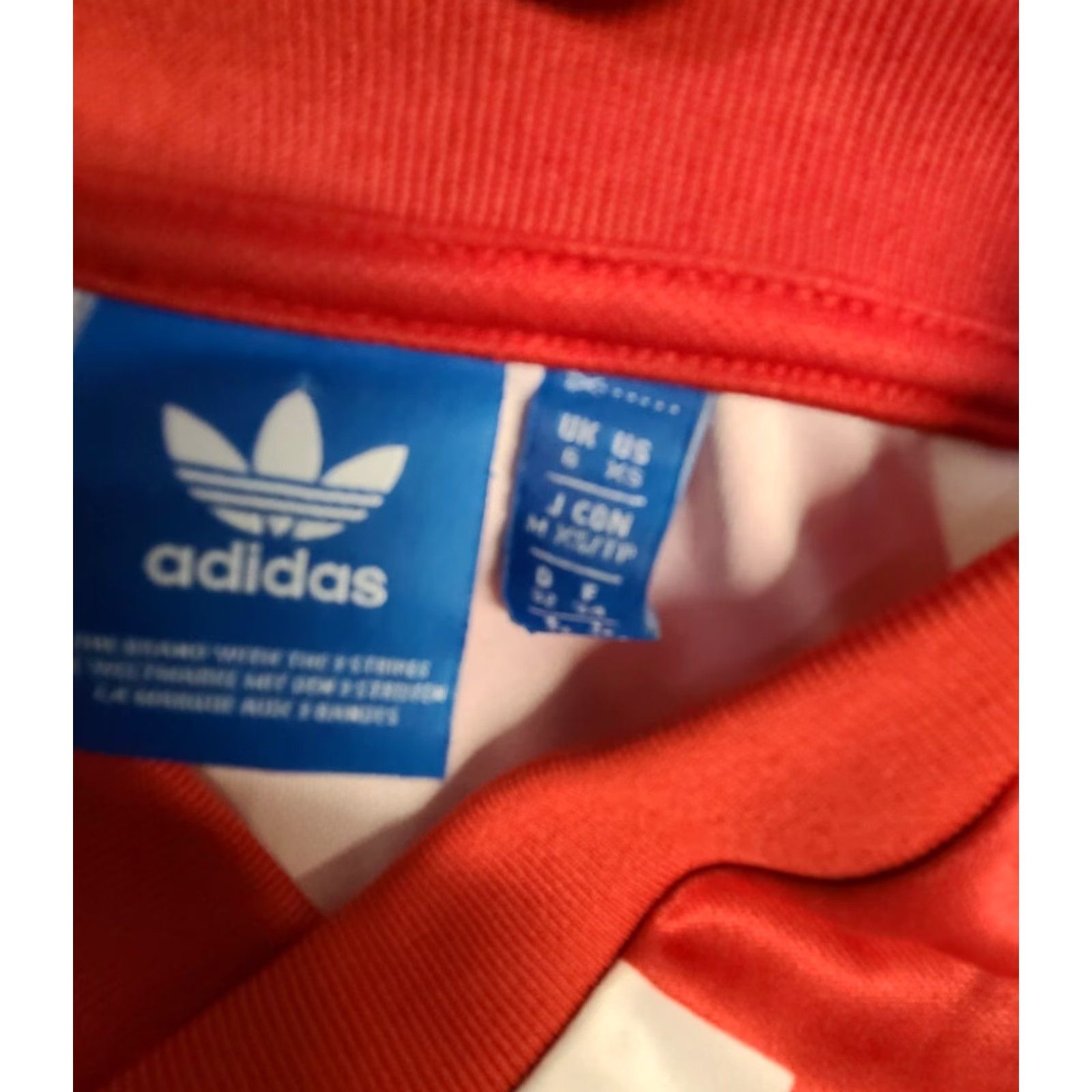 Adidas Adidas Women's Oversized BOLD AGE LONG SLEEVE TEE XS Red TEE Shirt Womens Original adidas 100% polyester doubleknit Xs Size XS / US 0-2 / IT 36-38 - 3 Thumbnail