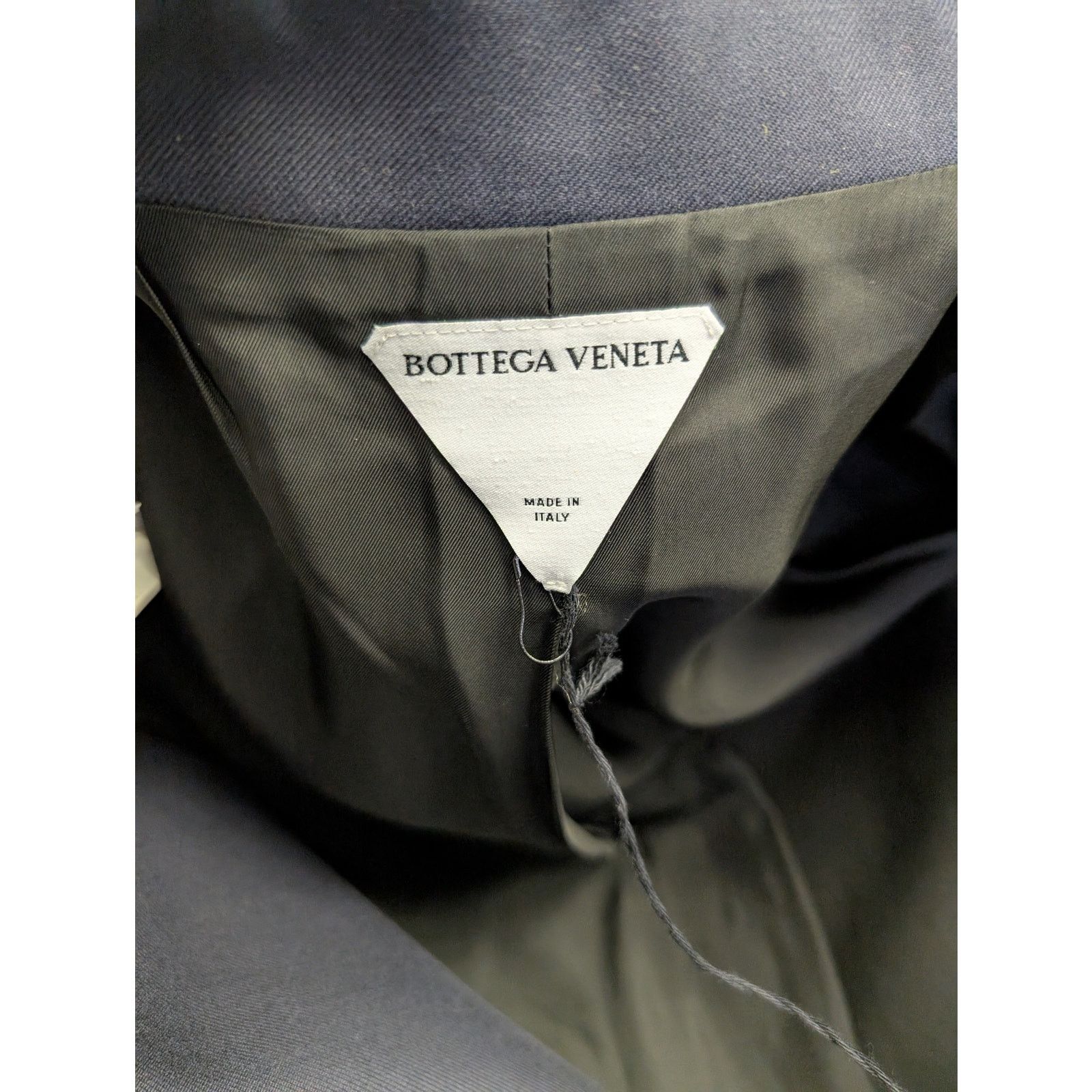 Bottega Veneta o1rshd1 Splittable Cotton Twill Coat in Abyss Blue Size US S / EU 44-46 / 1 - 21 Thumbnail