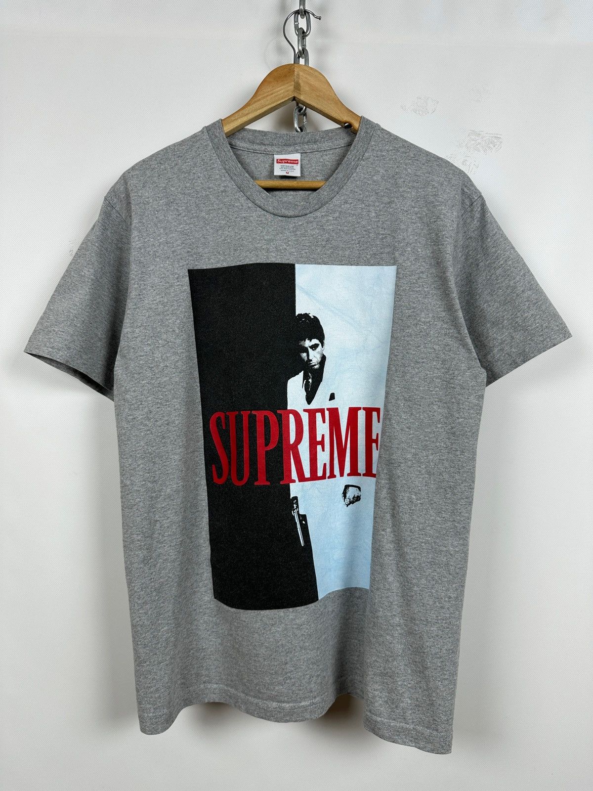Supreme Supreme Scarface Grey T-Shirt Size US M / EU 48-50 / 2 - 1 Thumbnail