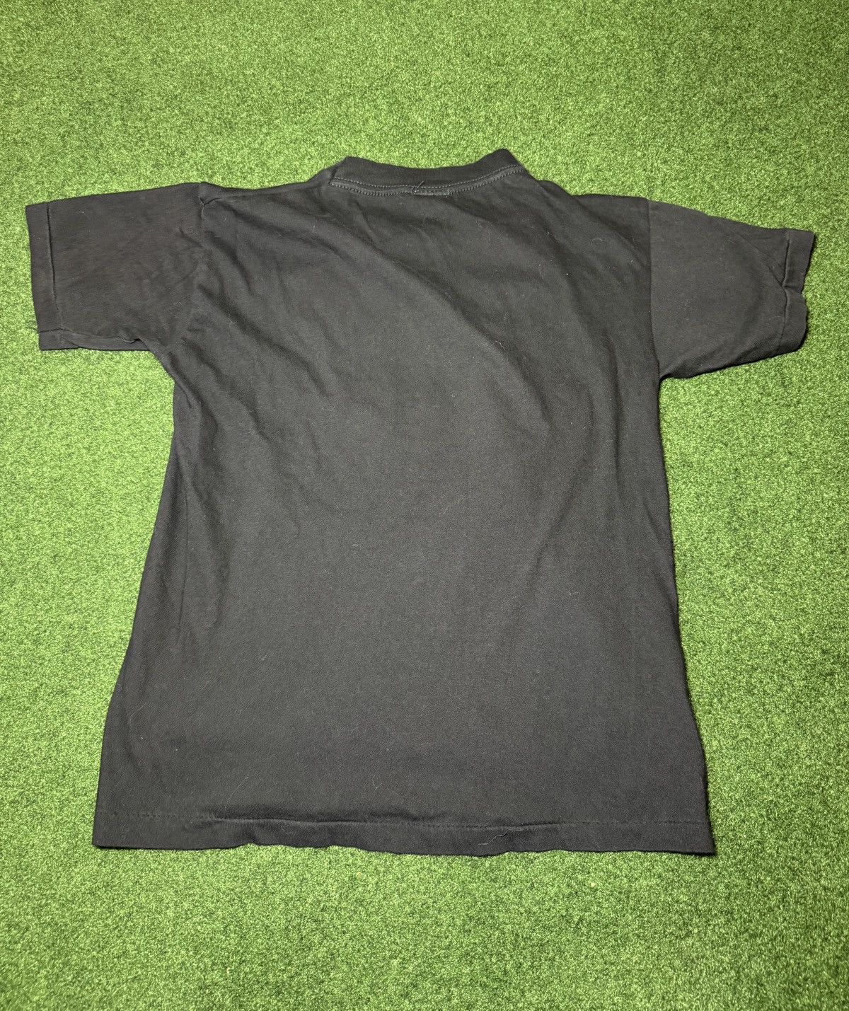 Vintage Vtg 90s American Thunder Gray Wolf Single Stitch T Shirt Size US XS / EU 42 / 0 - 4 Thumbnail
