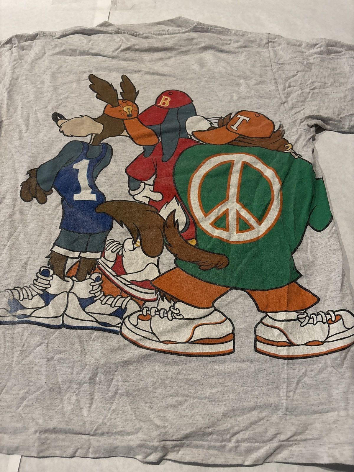 Vintage Space Jam Looney Tunes Tee Size US XL / EU 56 / 4 - 2 Thumbnail