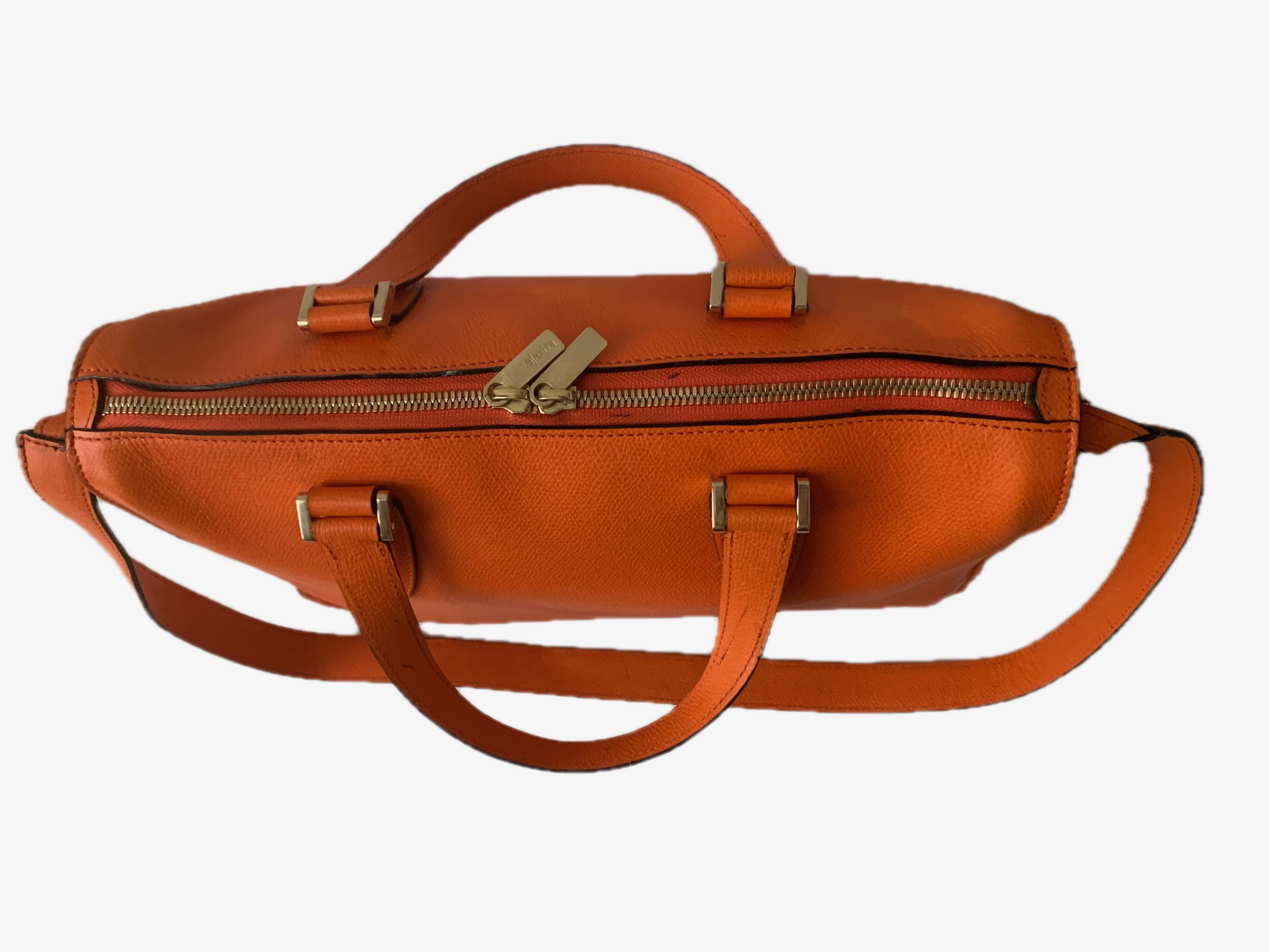Valextra VALEXTRA Pebbled Leather Top Handles Cross Body Bag Size ONE SIZE - 9 Thumbnail
