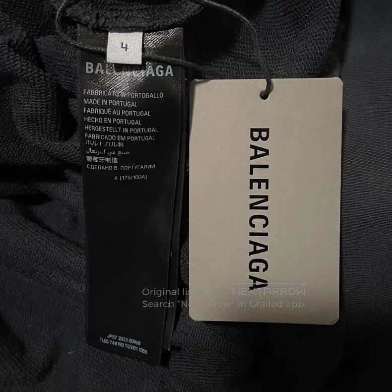 Balenciaga Balenciaga Tape and adhesive paper texture sweatshirt Size US XL / EU 56 / 4 - 4 Thumbnail