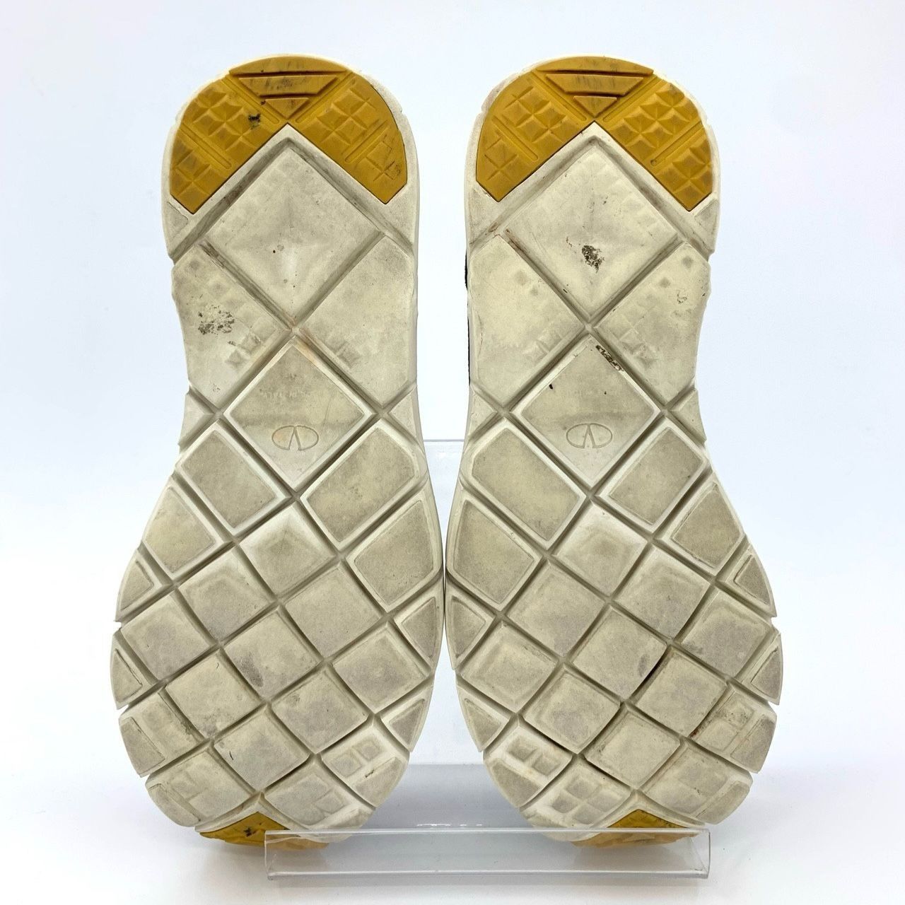 Valentino [Valentino] Mesh Panel Lace-Up Color-Block Casual Sneakers 4 Size US 8.5 / EU 41-42 - 6 Thumbnail
