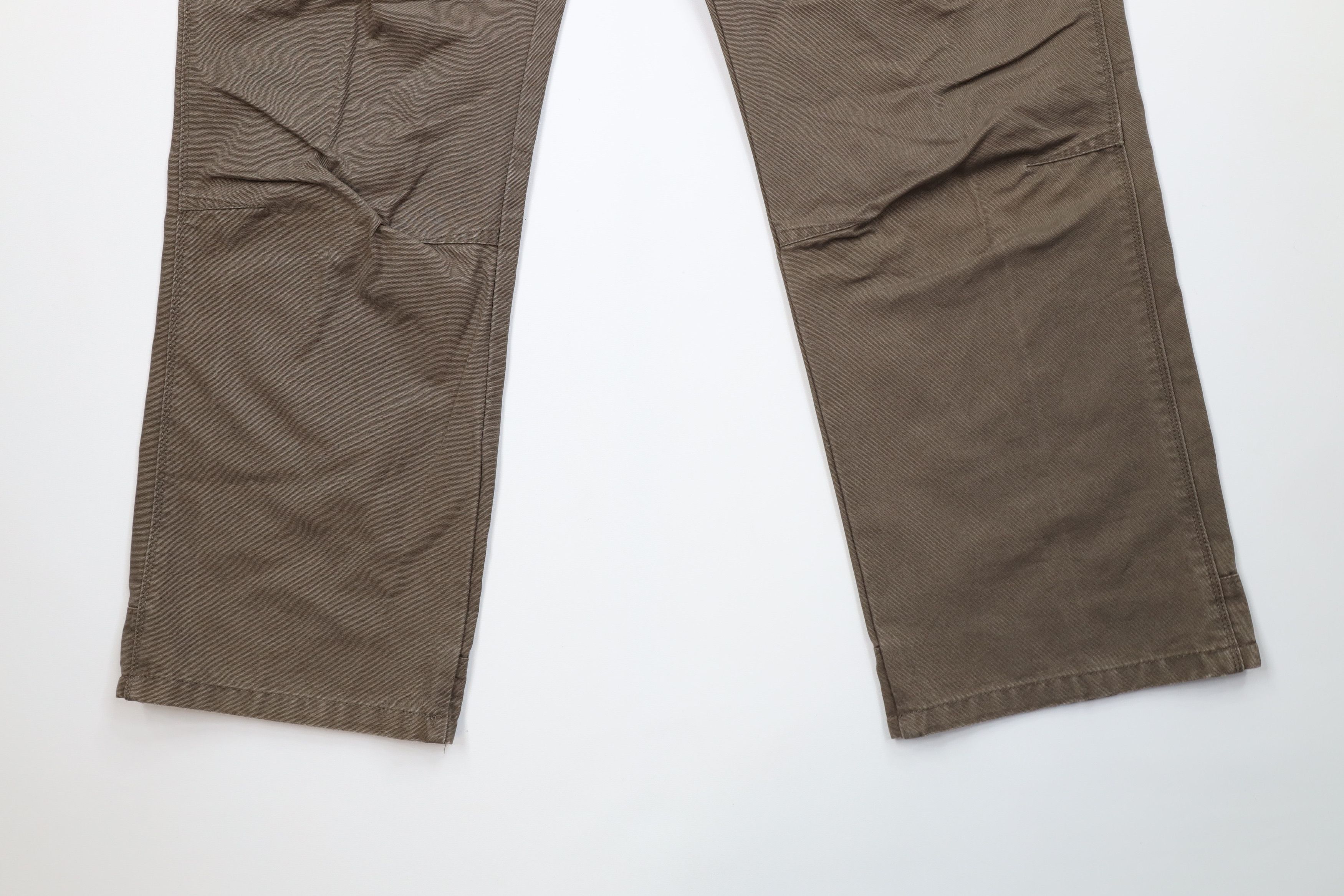 Eddie Bauer Vintage Eddie Bauer Double Knee Canvas Wide Leg Pants Brown Size US 35 - 4 Thumbnail