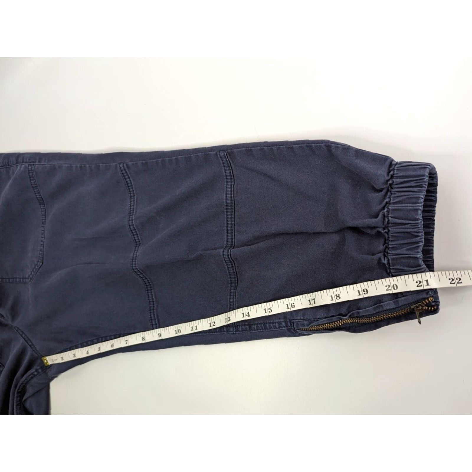 Pistola PISTOLA Jogger Pants Navy Dustin Ankle Size 32 Zippered Cuffs Womens Pant Size 24" / US 00 / IT 34 - 4 Thumbnail