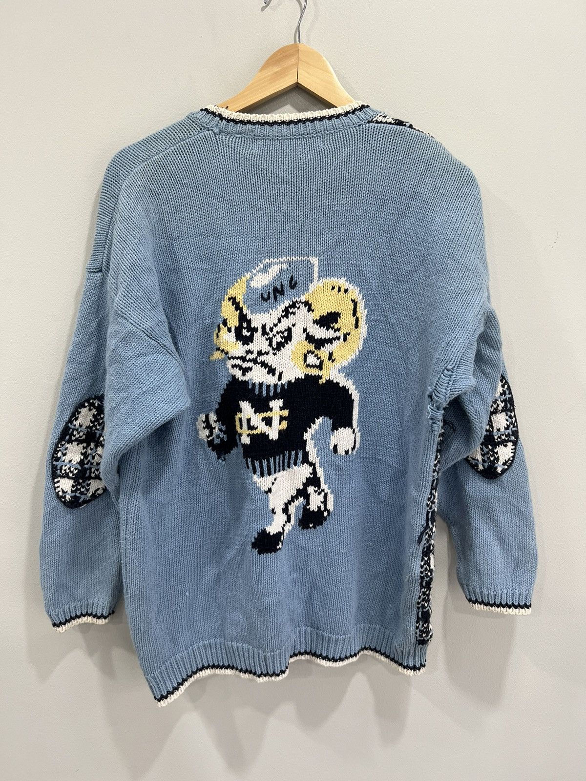 Vintage Vintage North Carolina Knit Sweater Cardigan Size US XL / EU 56 / 4 - 2 Thumbnail
