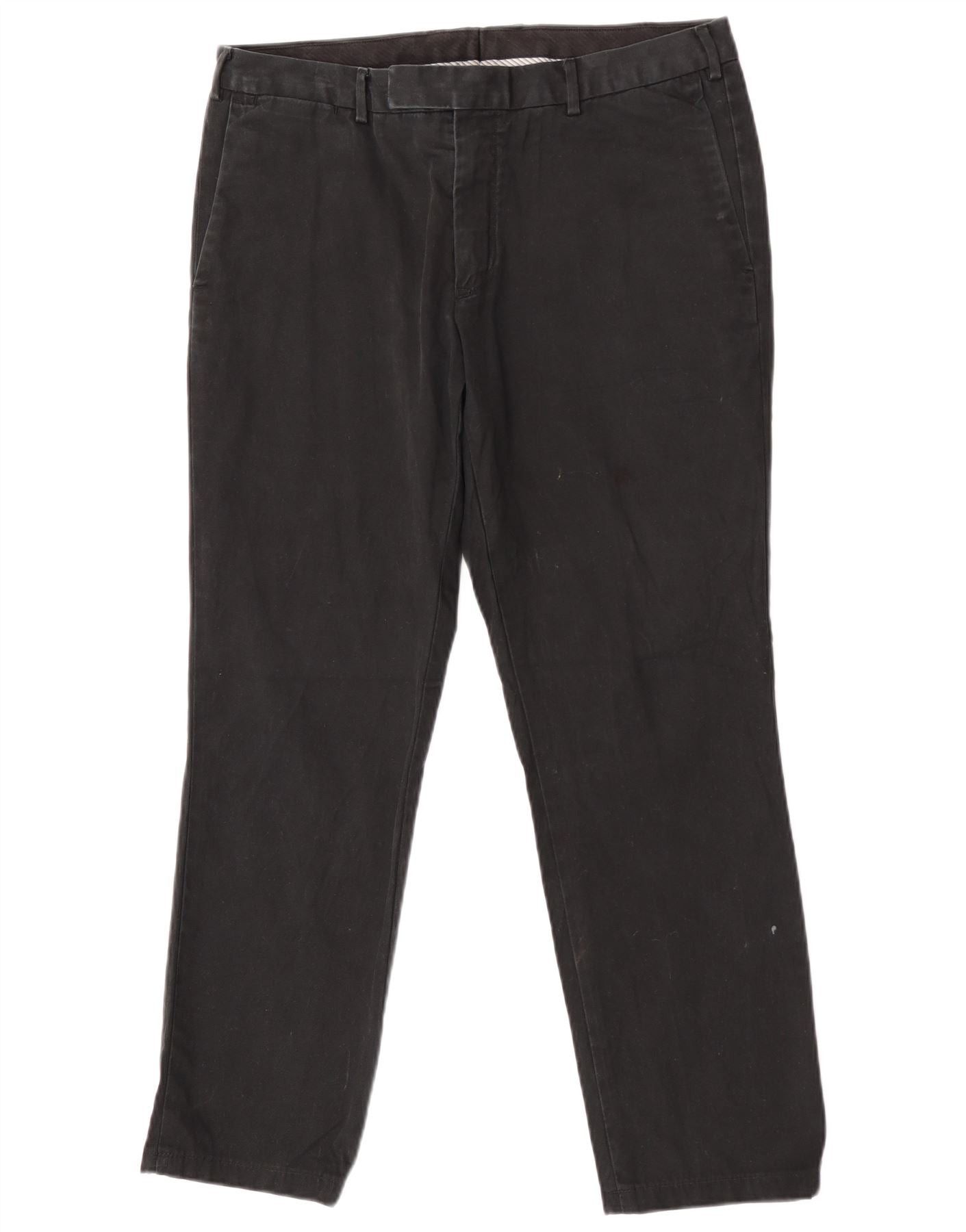 Polo Ralph Lauren Womens Slim Fit Suit Trousers W34 L29 Black Cotton Size 25" / US 0 / IT 36 - 1 Thumbnail