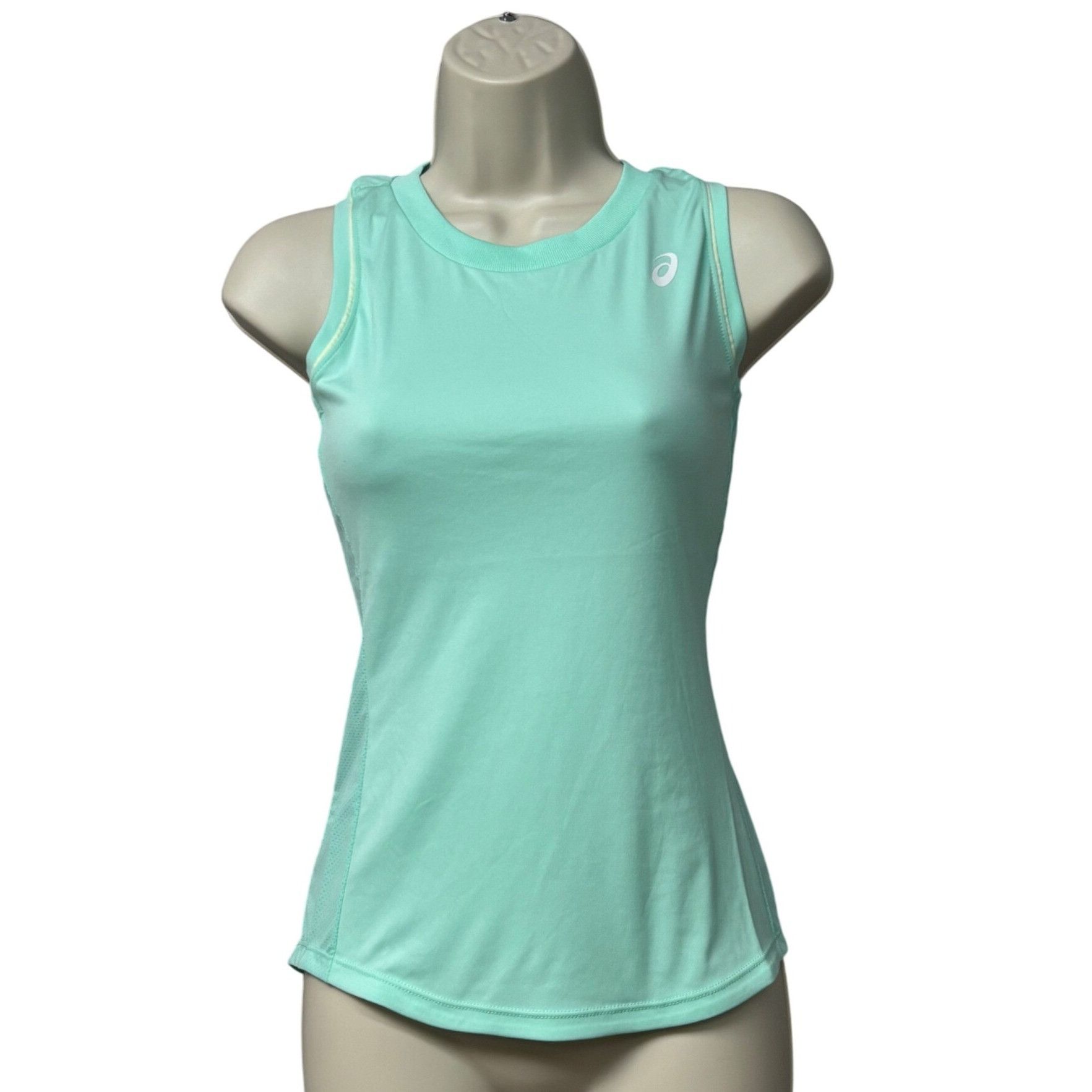 Asics ASICS Women’s Court Piping tank, Fresh Ice, Sz. XS Size XS / US 0-2 / IT 36-38 - 3 Thumbnail