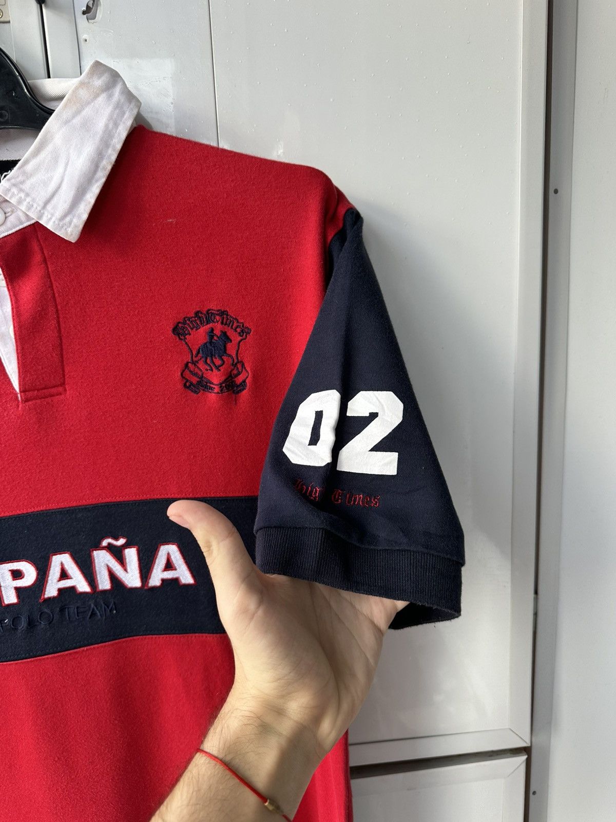 Polo Ralph Lauren Vintage Espana Polo Ralph Style Logo Red Size US L / EU 52-54 / 3 - 10 Thumbnail