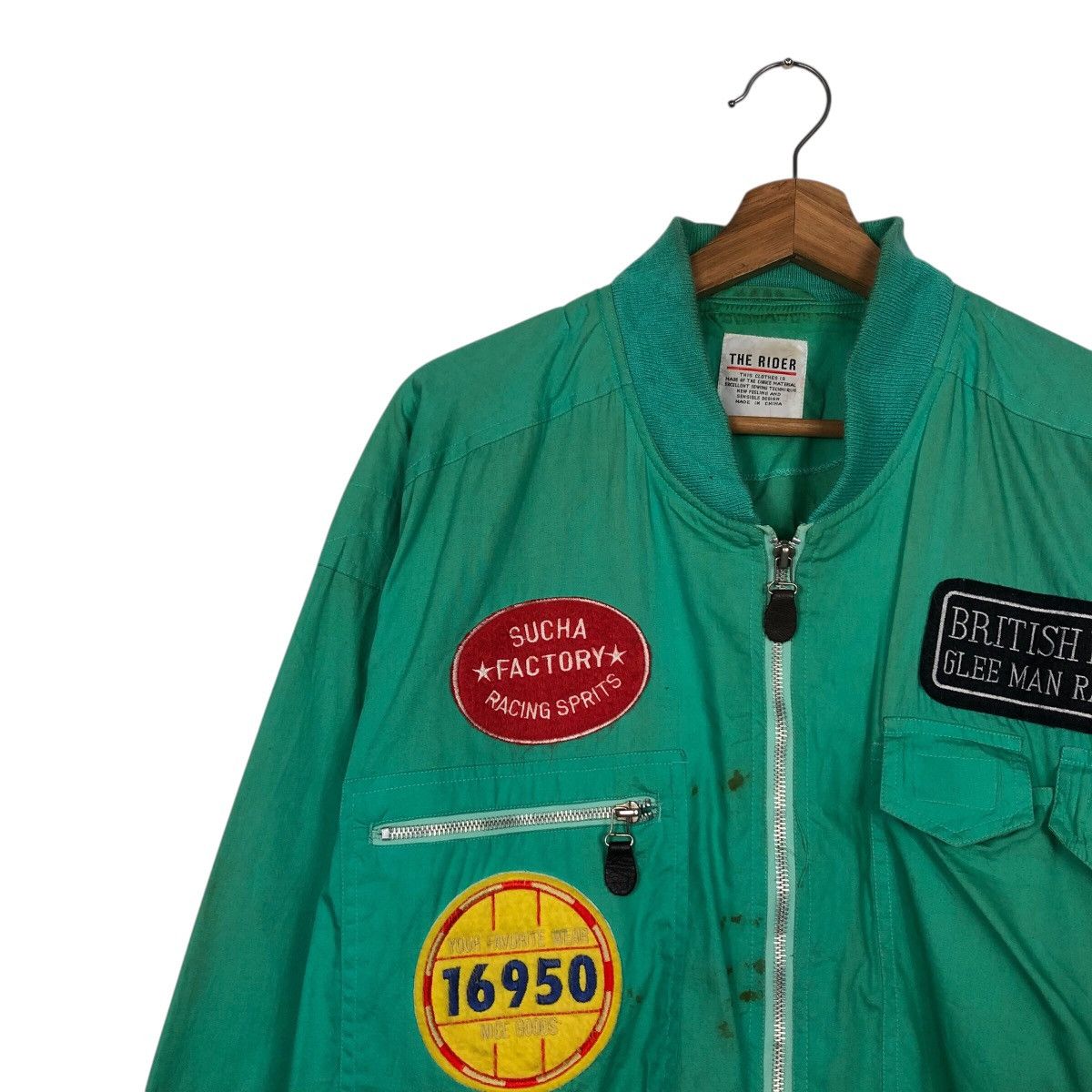 Japanese Brand 📌Vintage Bomber Jacket The Rider Kadoya Big Logo Size US L / EU 52-54 / 3 - 8 Thumbnail