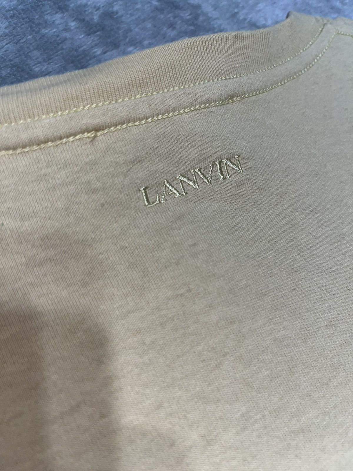 Lanvin Lanvin Curb logo T-Shirt Size US M / EU 48-50 / 2 - 8 Thumbnail
